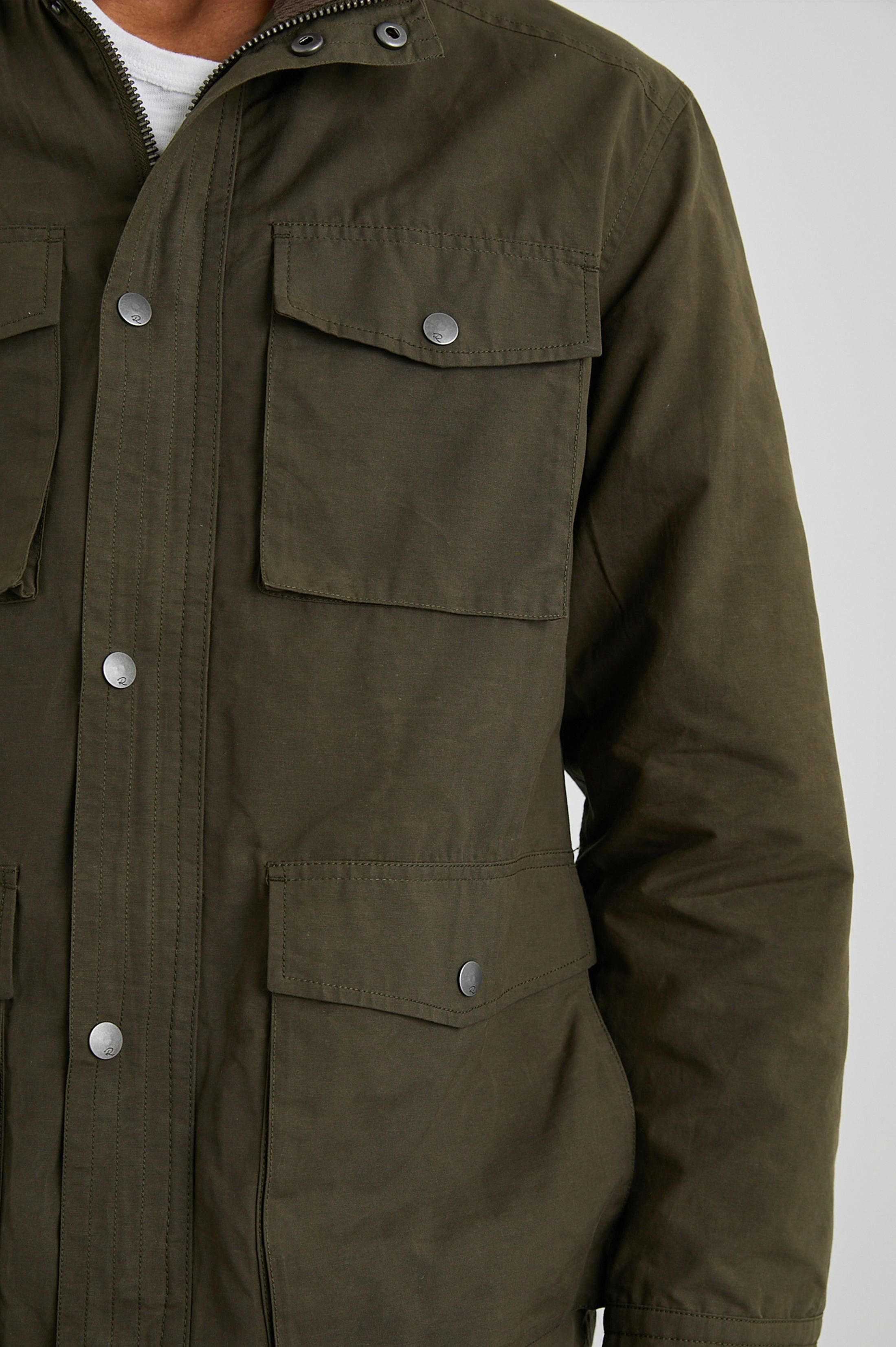 CARDIFF JACKET - DARK OLIVE sold by Rails product image thumbnail 5