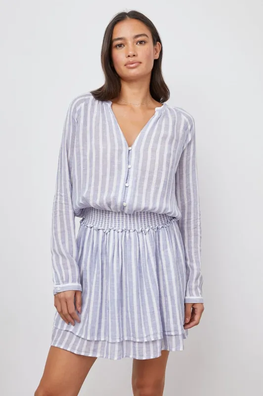 JASMINE DRESS - RHONE STRIPE sold by Rails