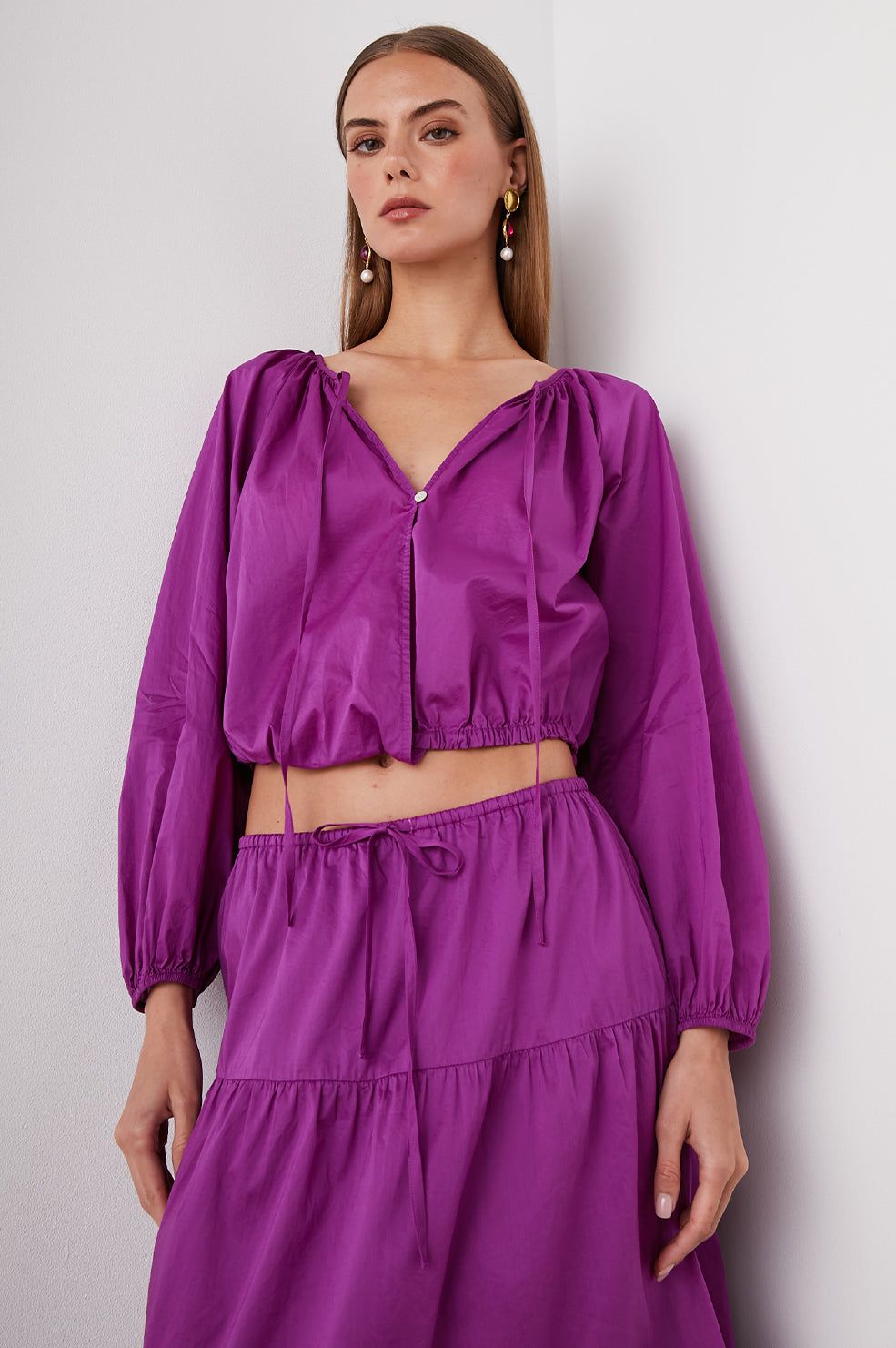 KATIA TOP - BERRY sold by Rails product image thumbnail 4