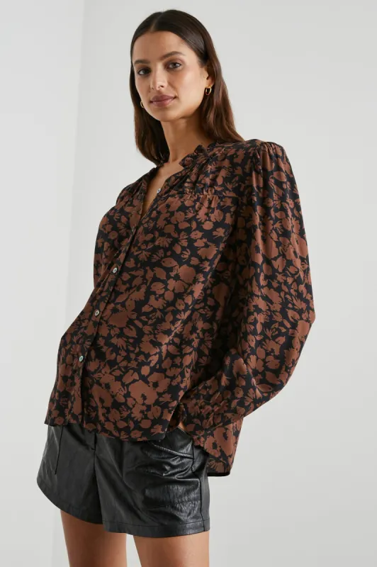 CAMILLE TOP - GARDEN SILHOUETTE sold by Rails