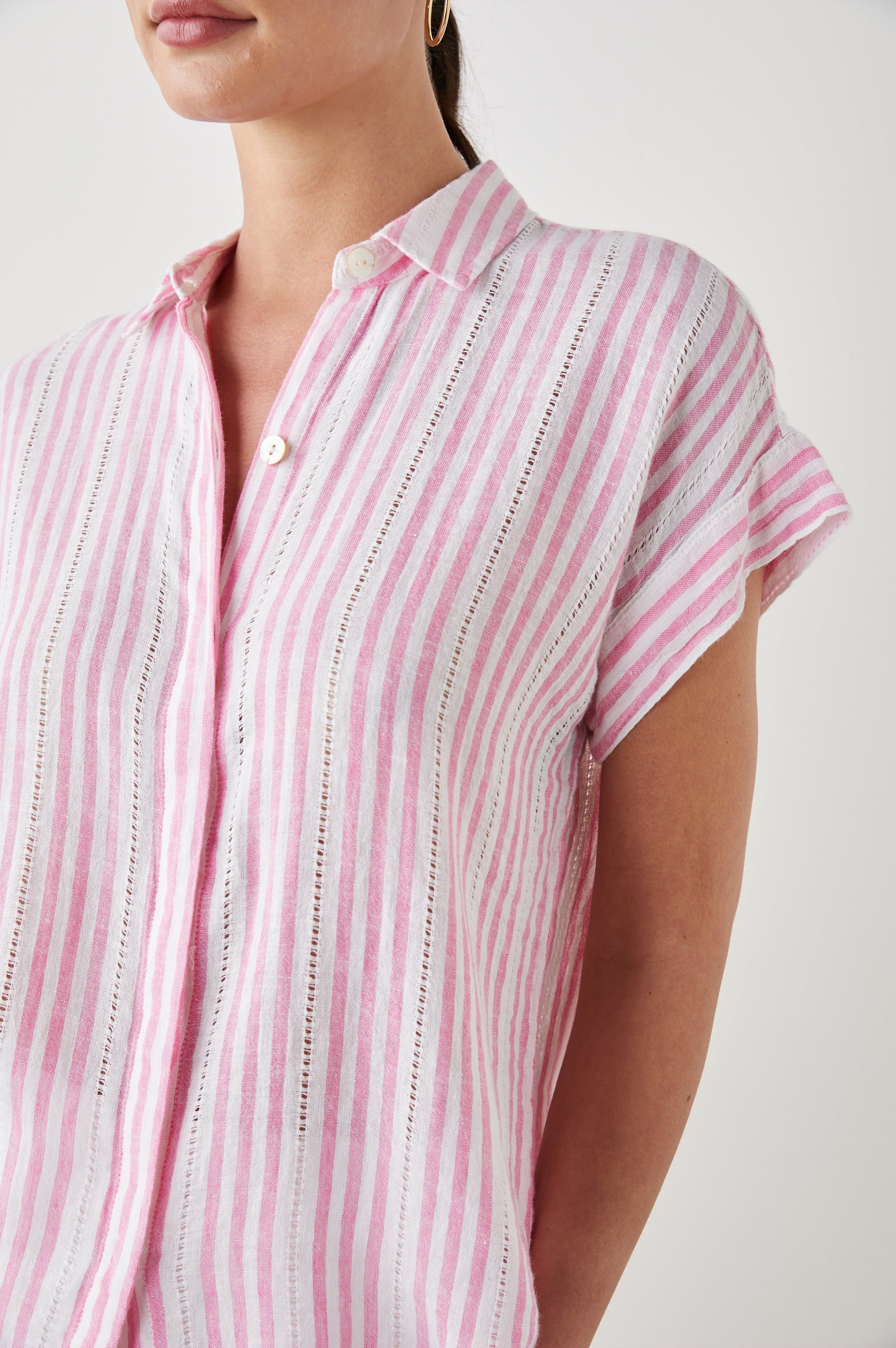 JAMIE SHIRT - KOKOMO STRIPE sold by Rails product image thumbnail 2