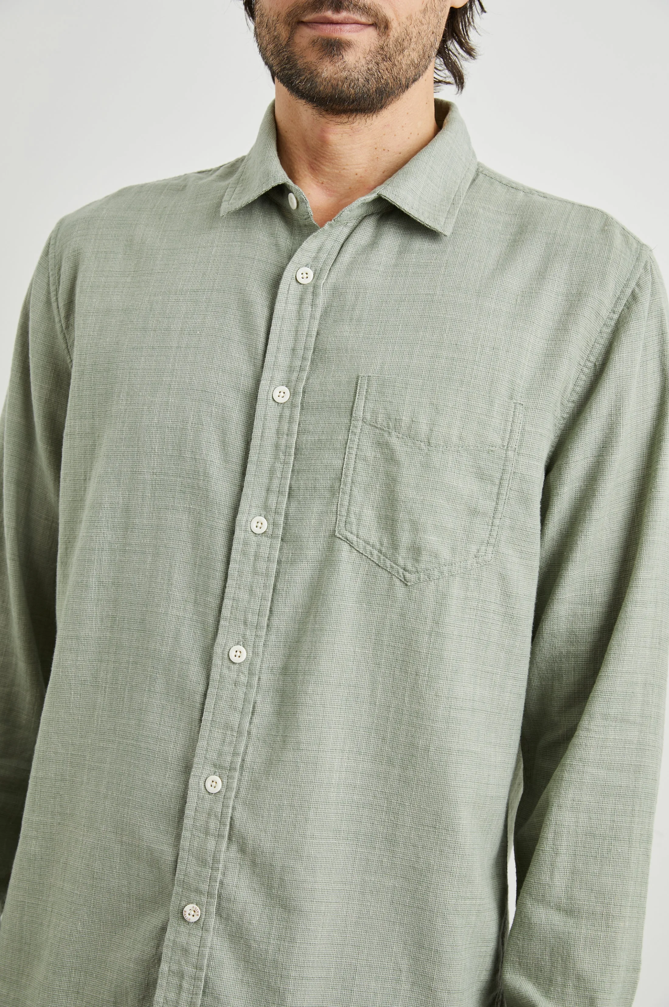 WYATT SHIRT - JADE ETCH sold by Rails product image thumbnail 2