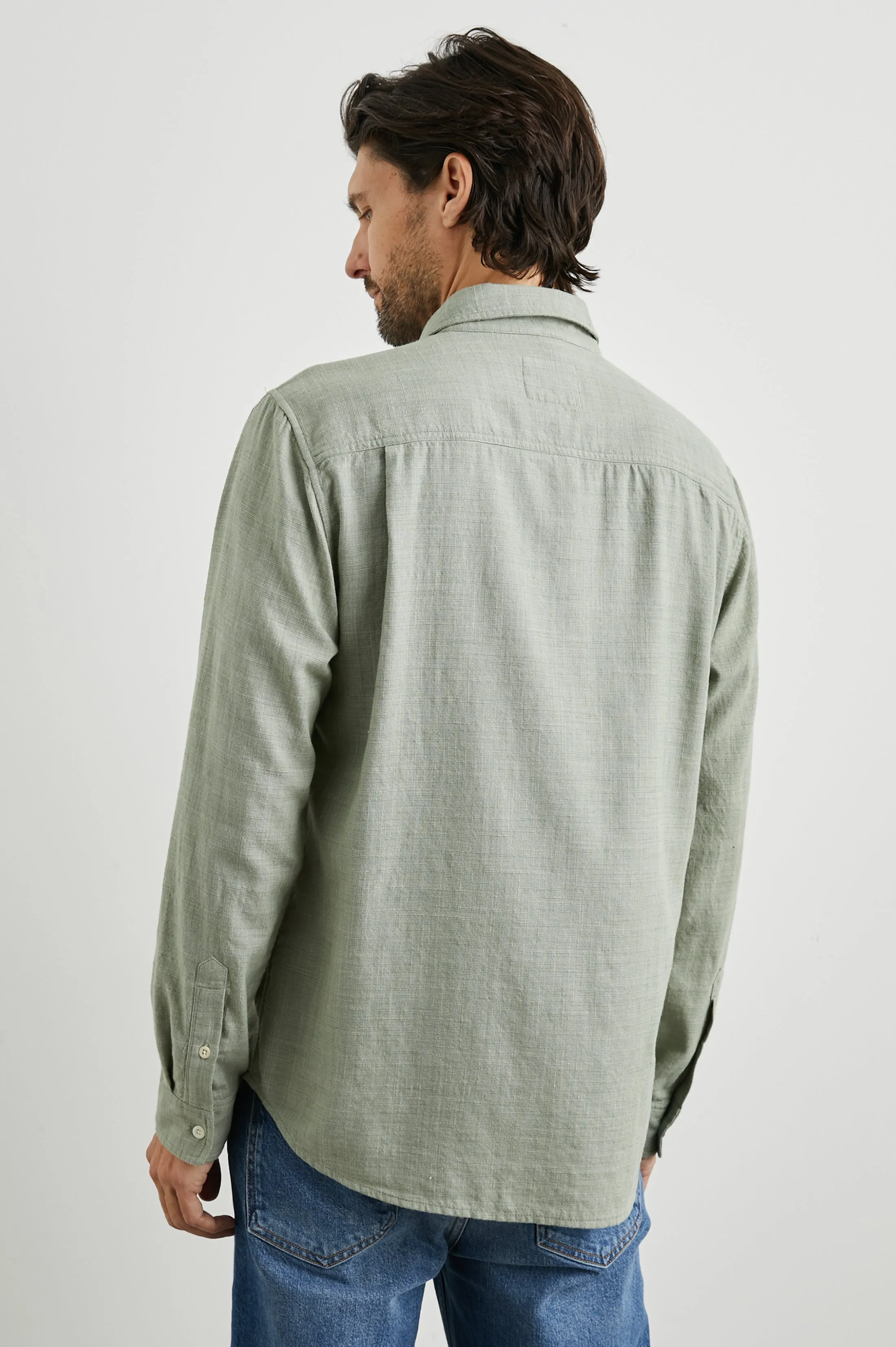WYATT SHIRT - JADE ETCH sold by Rails product image thumbnail 4