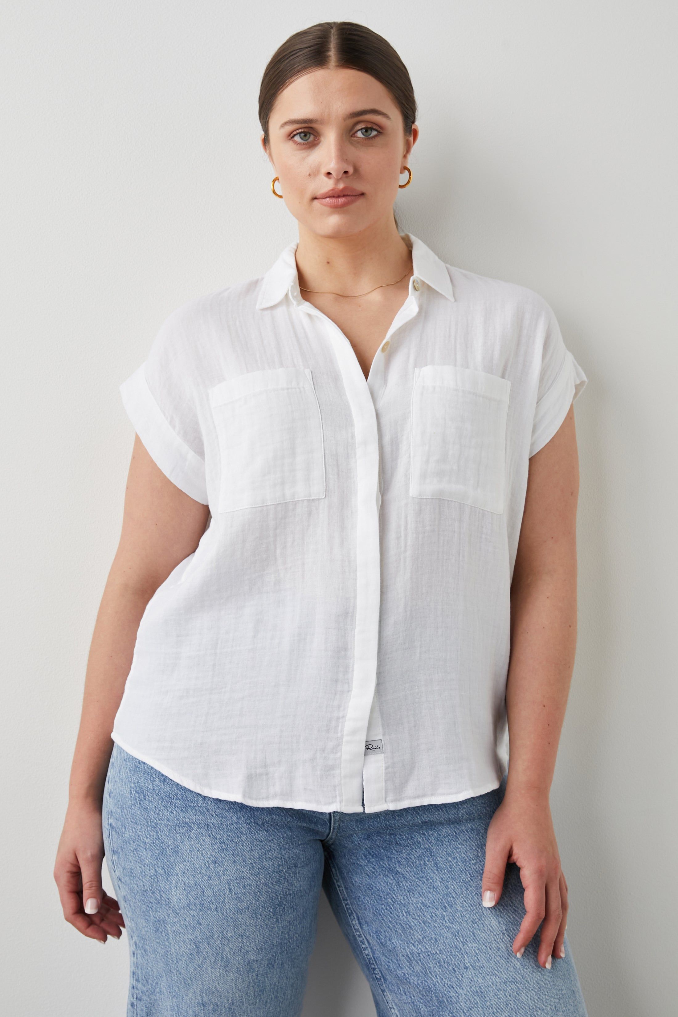 CITO SHIRT - TRUE WHITE sold by Rails product image thumbnail 6