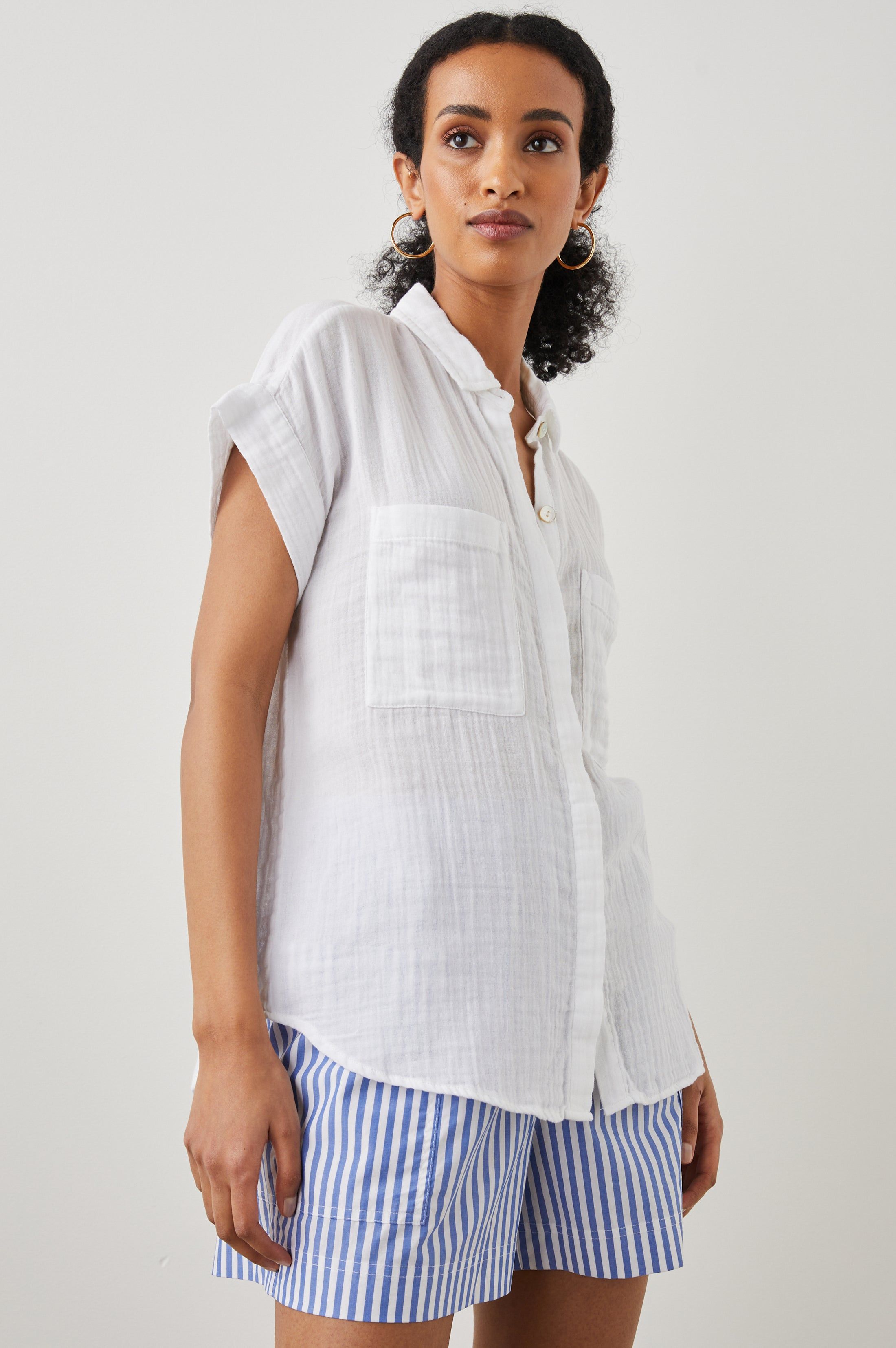CITO SHIRT - TRUE WHITE sold by Rails product image thumbnail 2