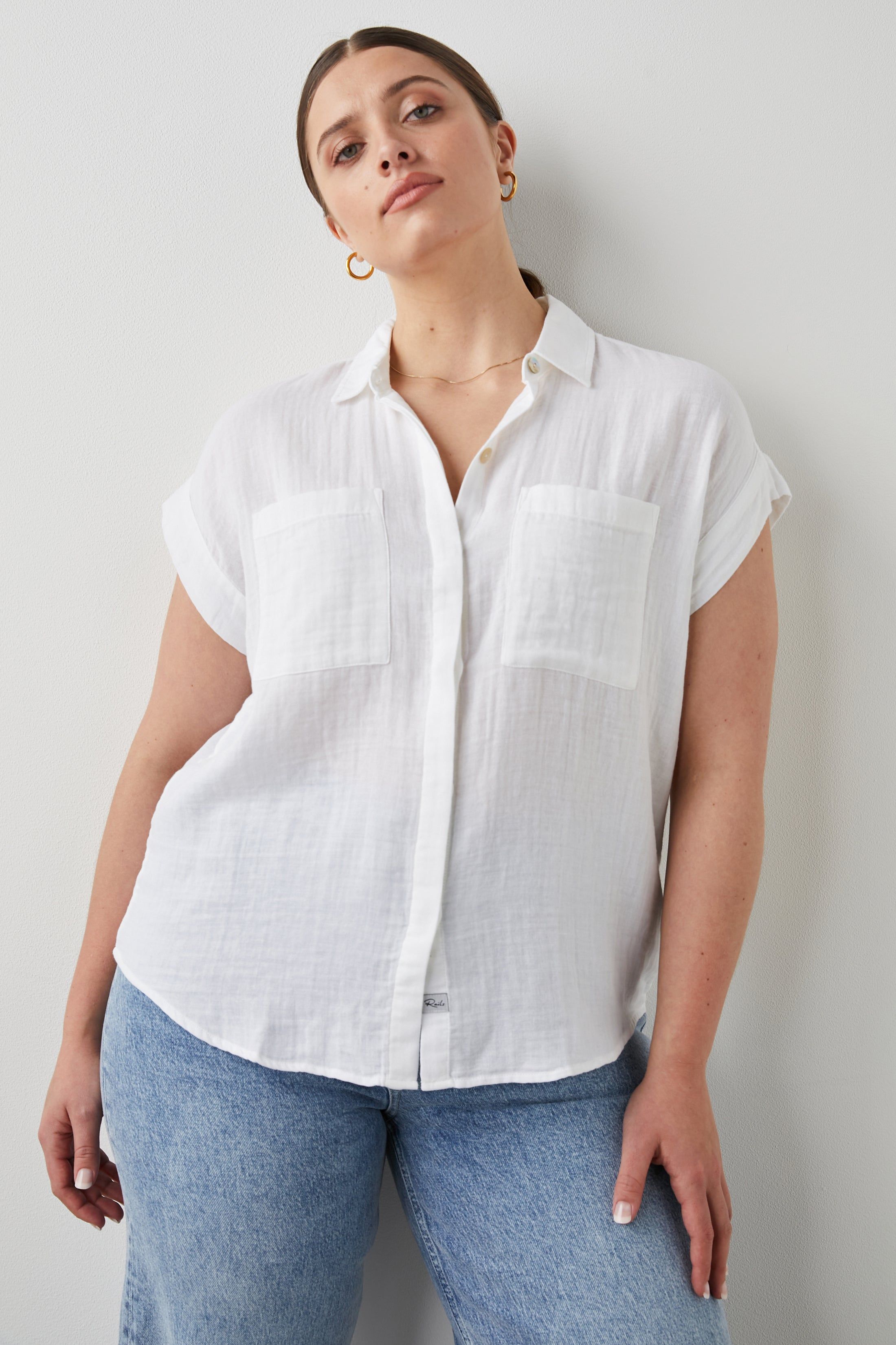 CITO SHIRT - TRUE WHITE sold by Rails product image thumbnail 9