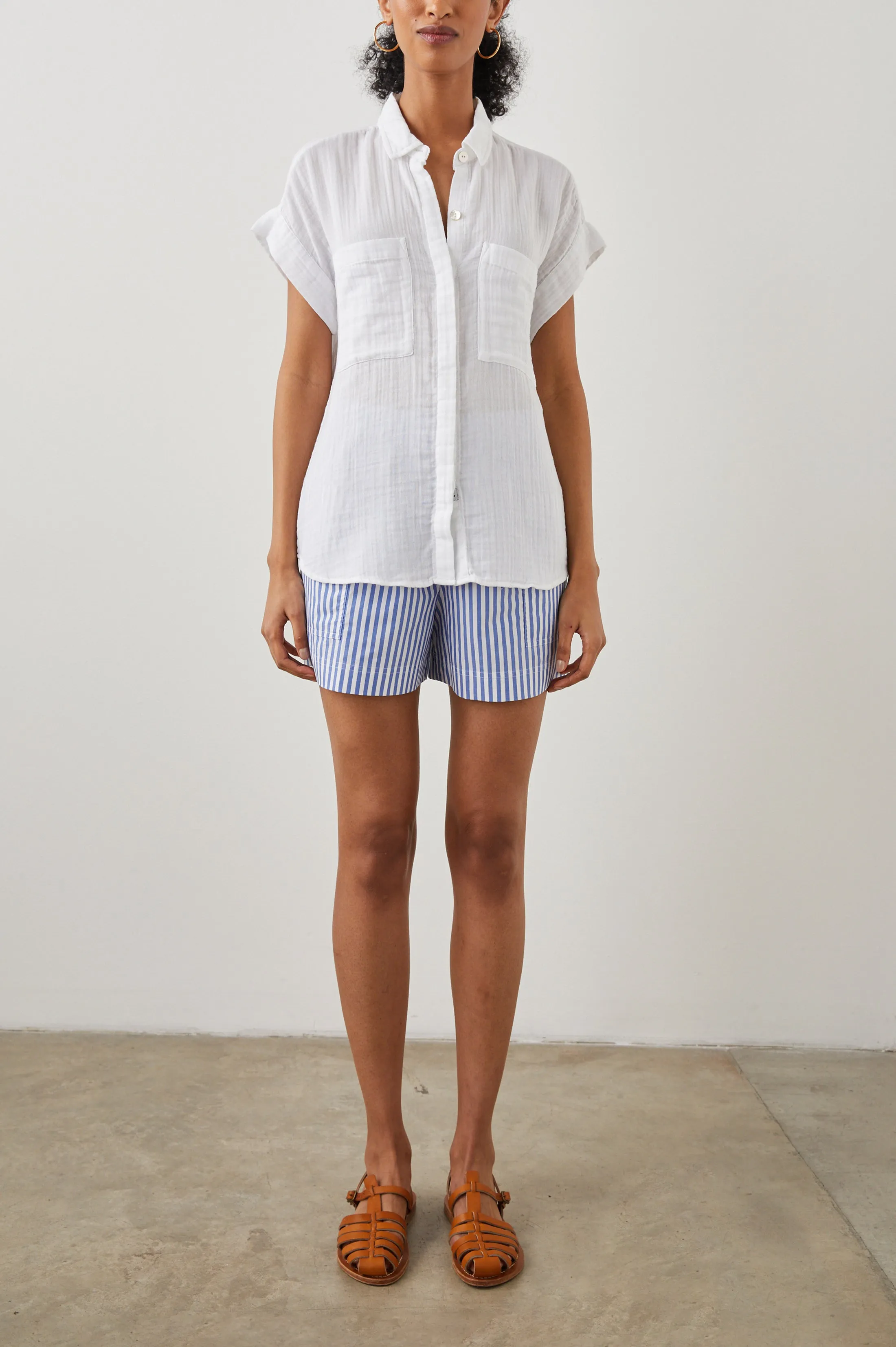 CITO SHIRT - TRUE WHITE sold by Rails product image thumbnail 3