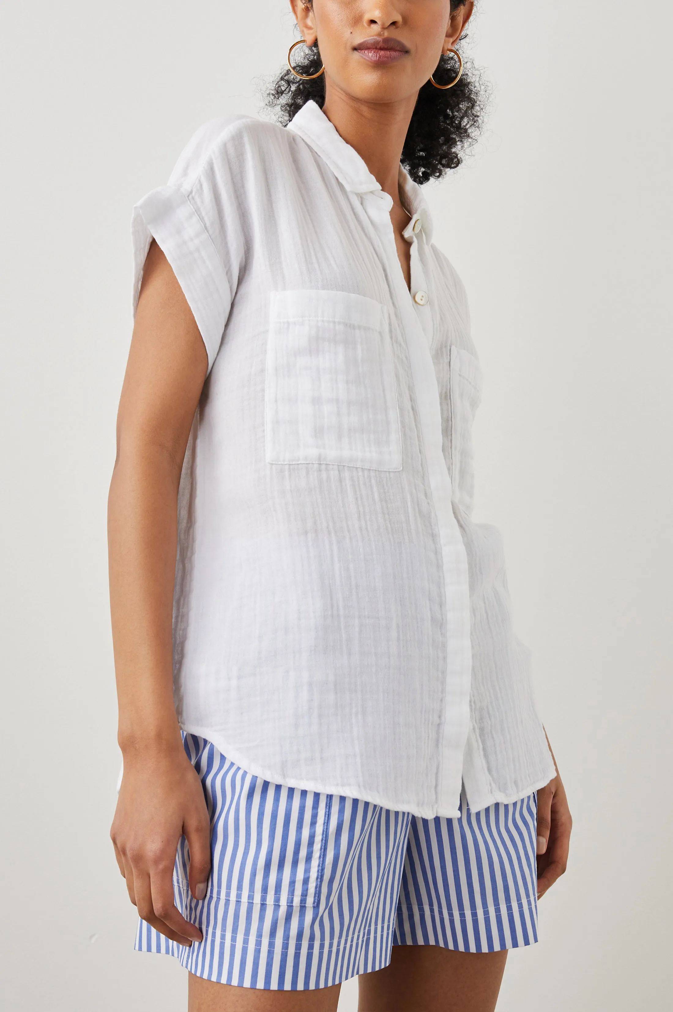 CITO SHIRT - TRUE WHITE sold by Rails product image thumbnail 5