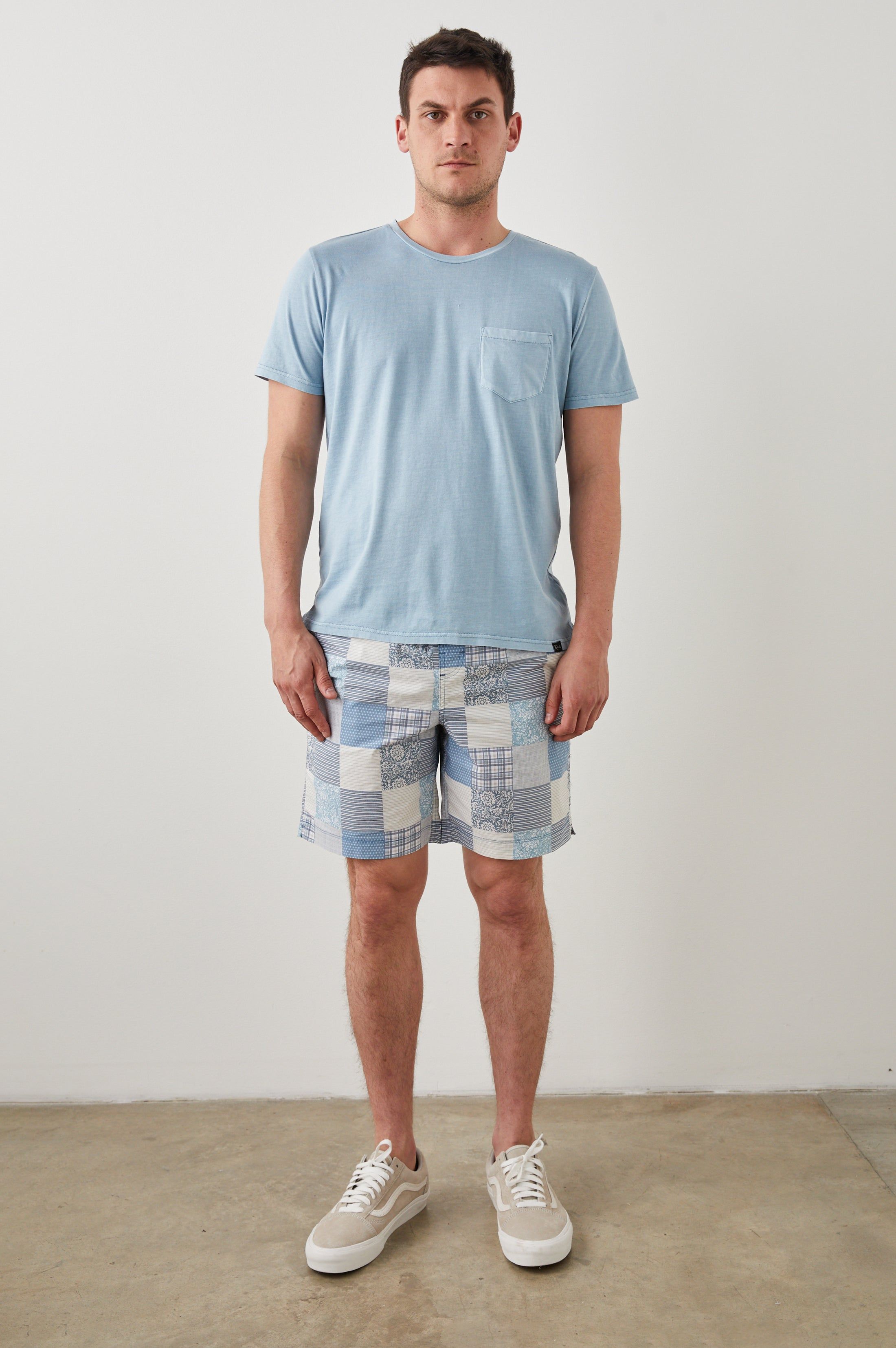 JOHNNY T-SHIRT - CAROLINA BLUE sold by Rails product image thumbnail 3