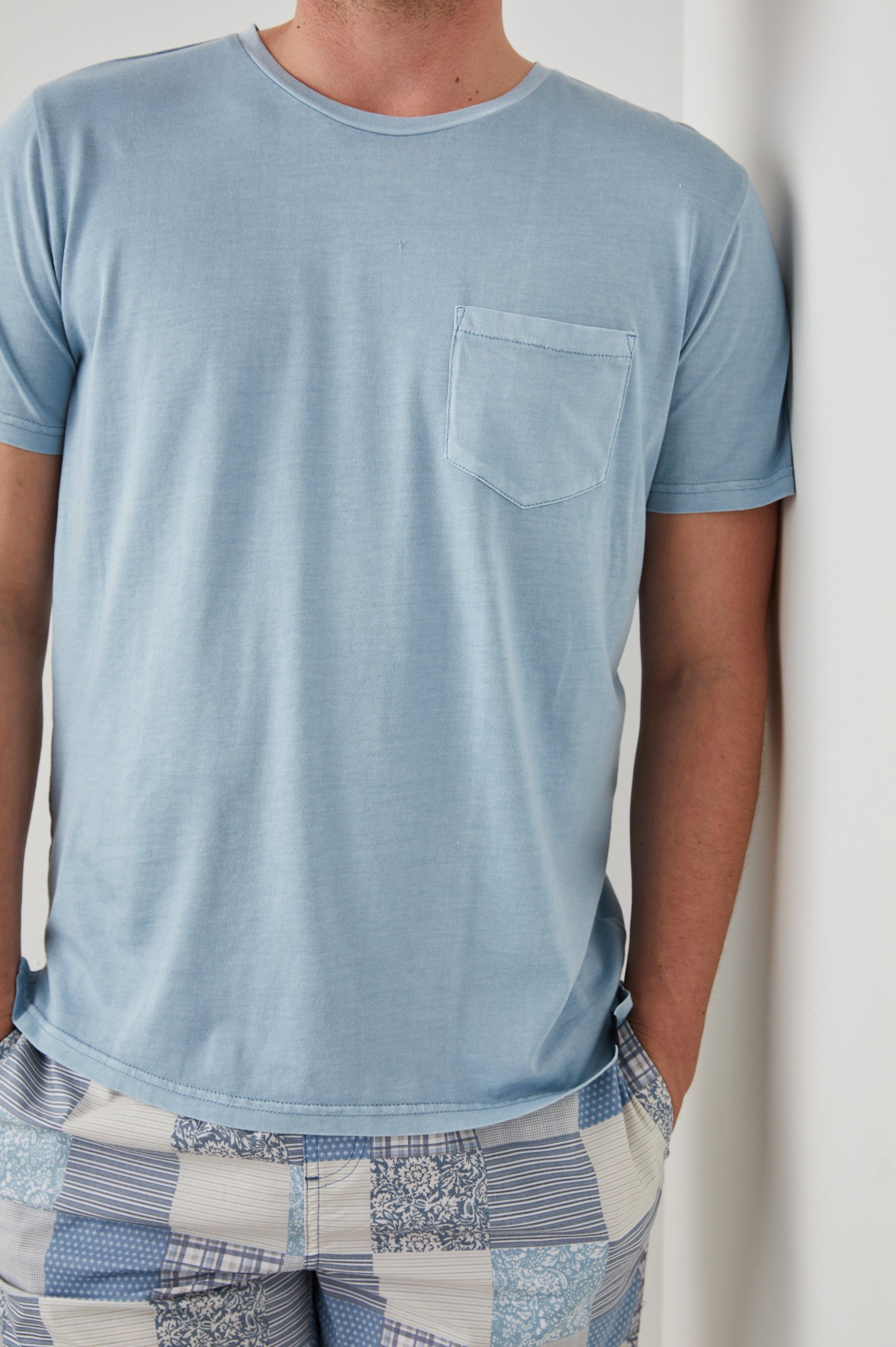 JOHNNY T-SHIRT - CAROLINA BLUE sold by Rails product image thumbnail 2