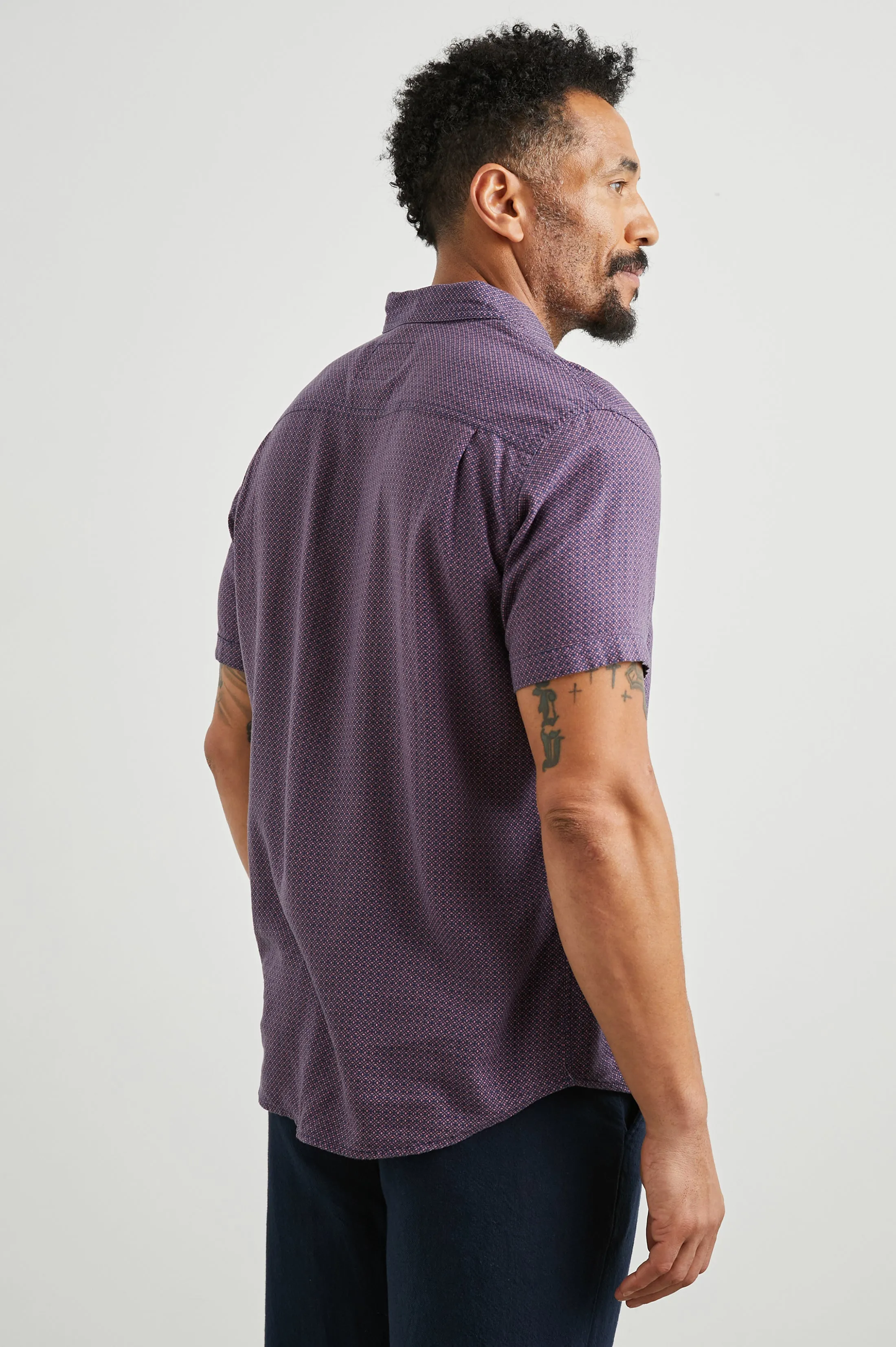 CARSON SHIRT - MOROCCAN TILE ROSE sold by Rails product image thumbnail 5