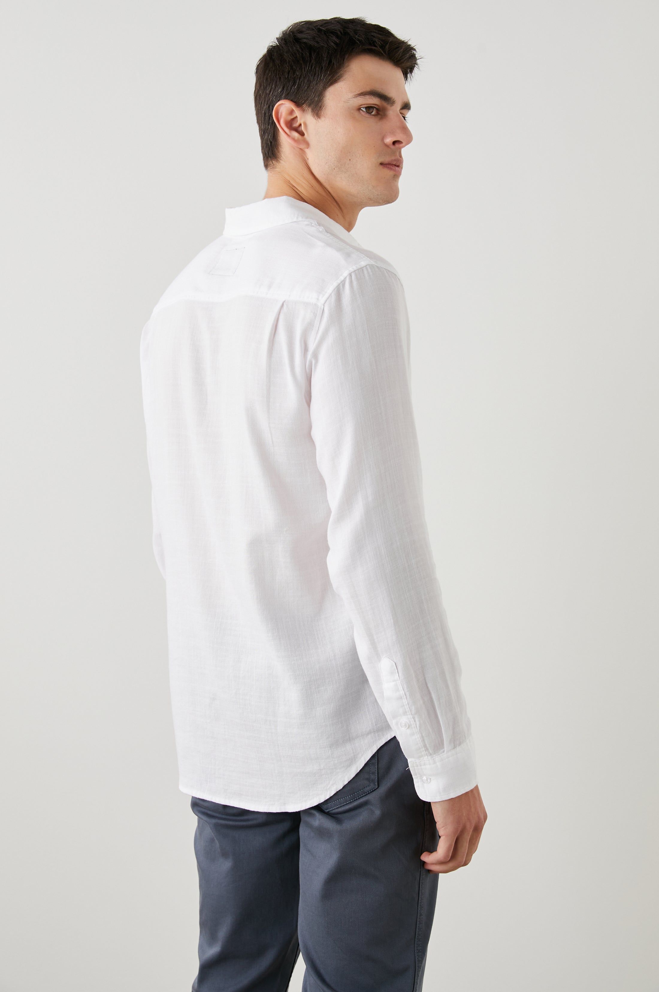 WYATT SHIRT - WHITE sold by Rails product image thumbnail 5