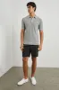 HARDY POLO SHIRT - GREY MELANGE sold by Rails