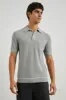 HARDY POLO SHIRT - GREY MELANGE sold by Rails