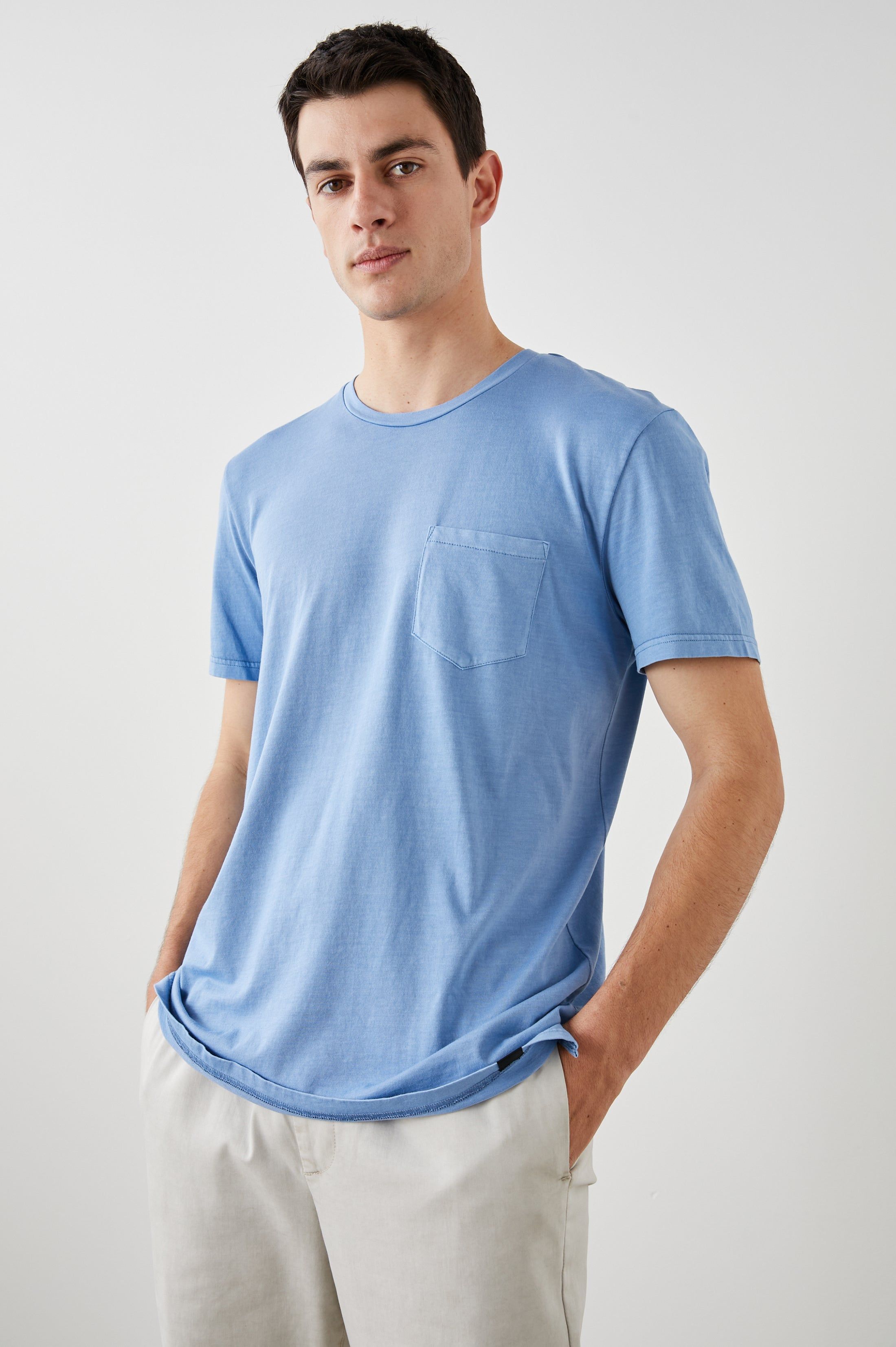 JOHNNY T-SHIRT - CIELO sold by Rails