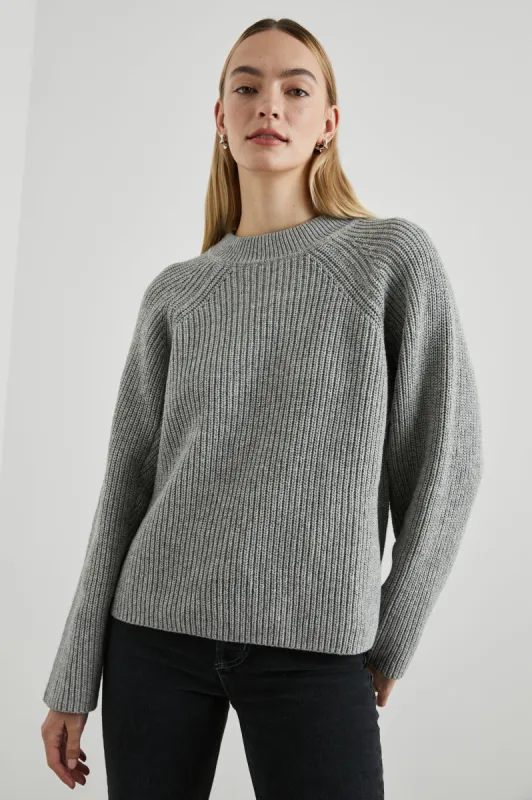 RITA SWEATER - HEATHER GREY sold by Rails