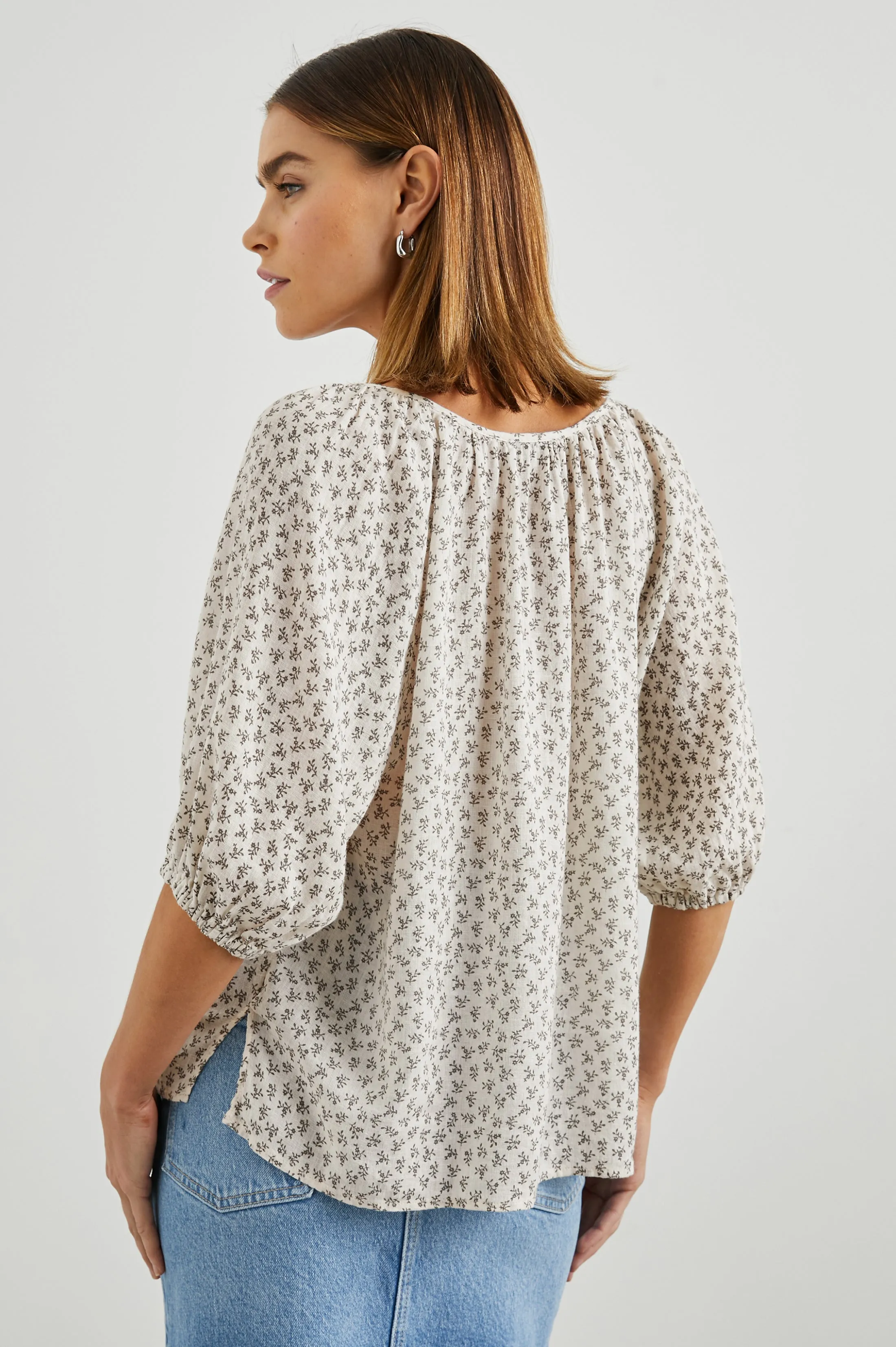 KIRSTIE TOP - BELLA FLORAL sold by Rails product image thumbnail 5