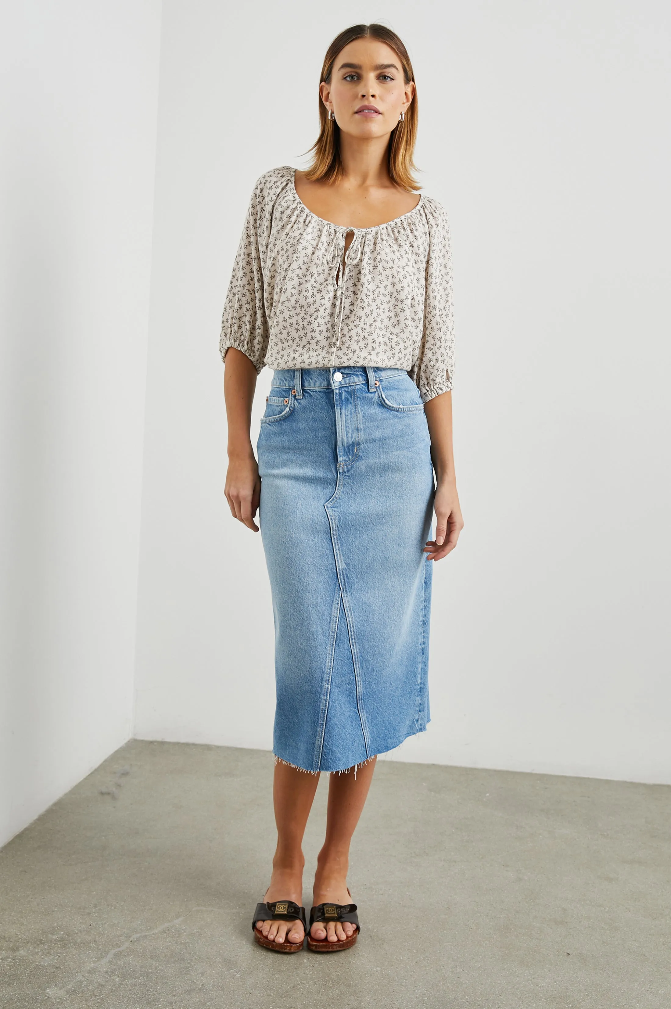 KIRSTIE TOP - BELLA FLORAL sold by Rails product image thumbnail 3