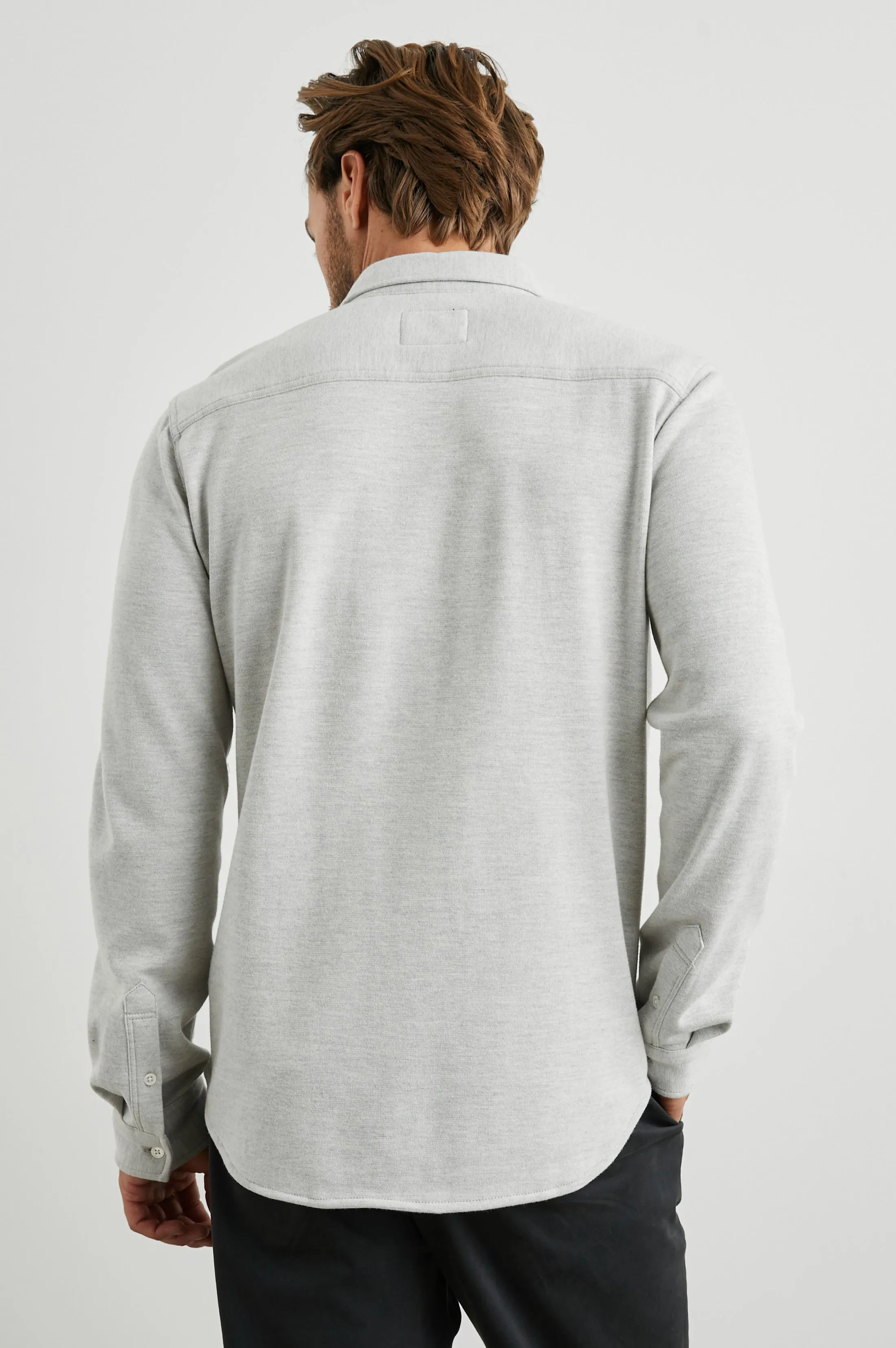 BERKELEY SHIRT - LIGHT GREY sold by Rails product image thumbnail 5
