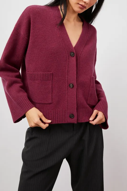LINDI CARDIGAN - MAGENTA sold by Rails
