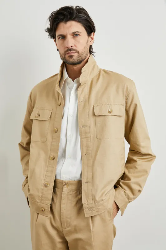 TYRELL JACKET - KHAKI sold by Rails