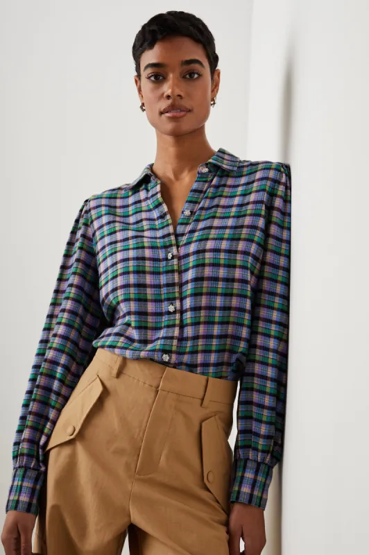 ANGELICA SHIRT - IRIS PEACH sold by Rails