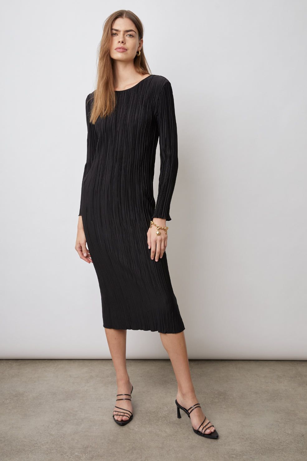 JORDY DRESS - BLACK sold by Rails
