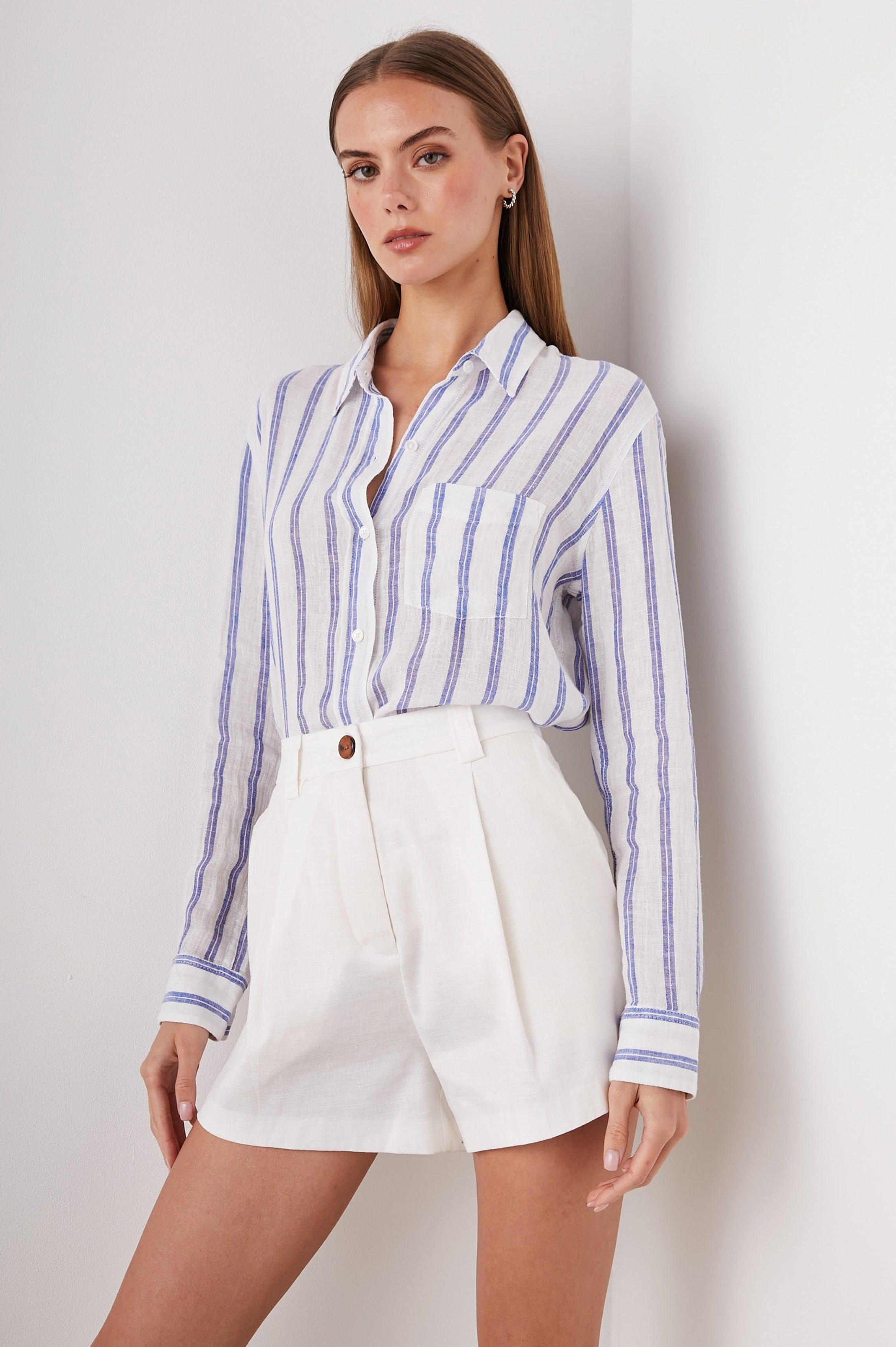 CHARLI SHIRT - VILLA STRIPE sold by Rails product image thumbnail 4