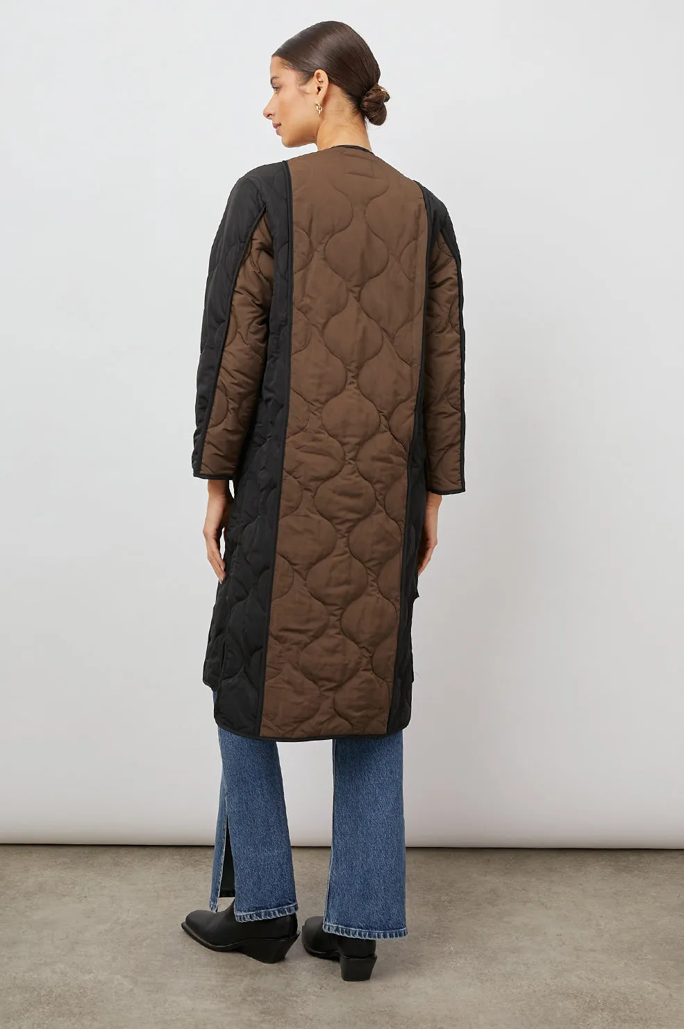 ANDRES JACKET - BLACK BROWN MIX sold by Rails product image thumbnail 5