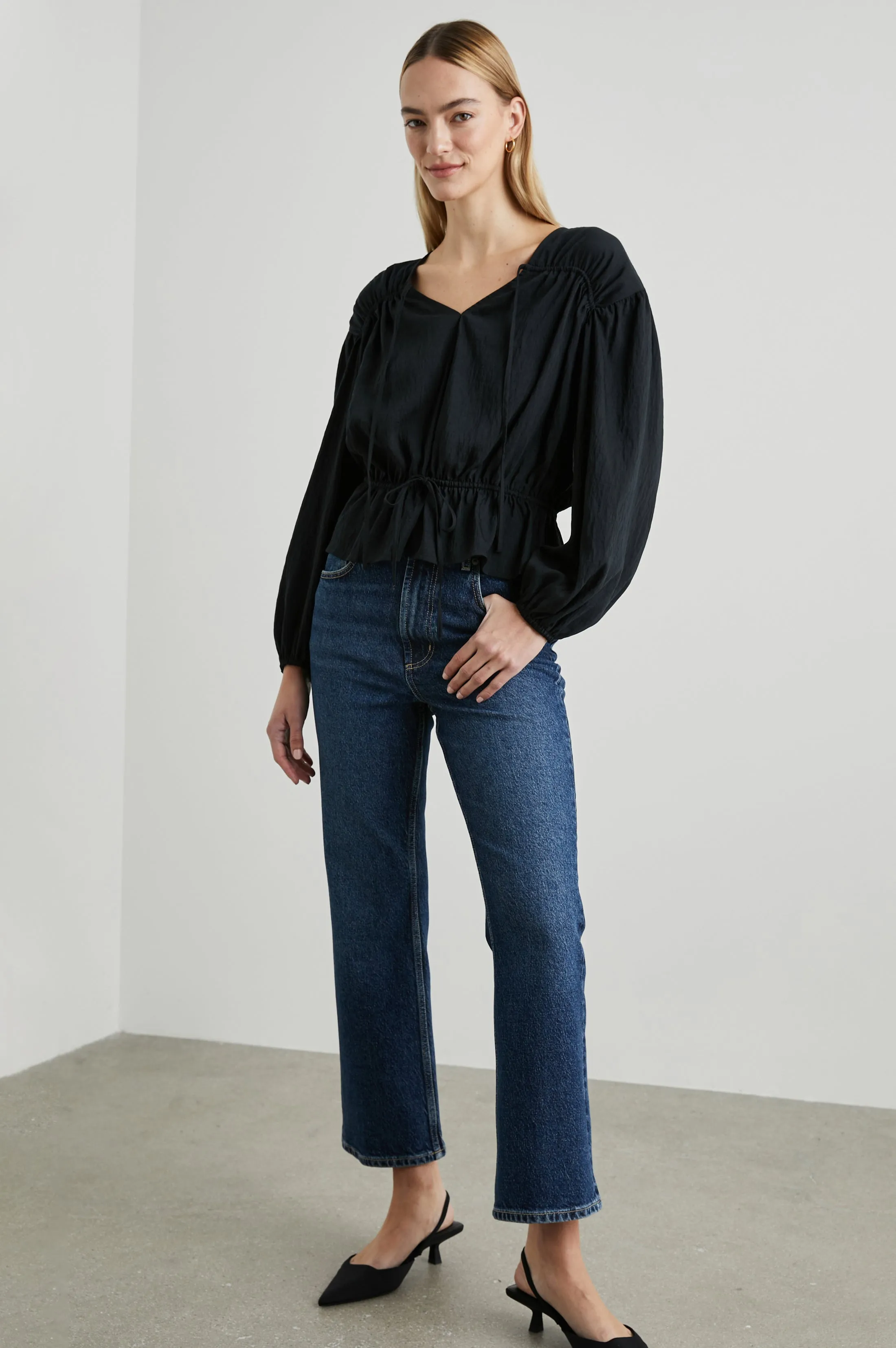 ABRA TOP - BLACK sold by Rails product image thumbnail 3