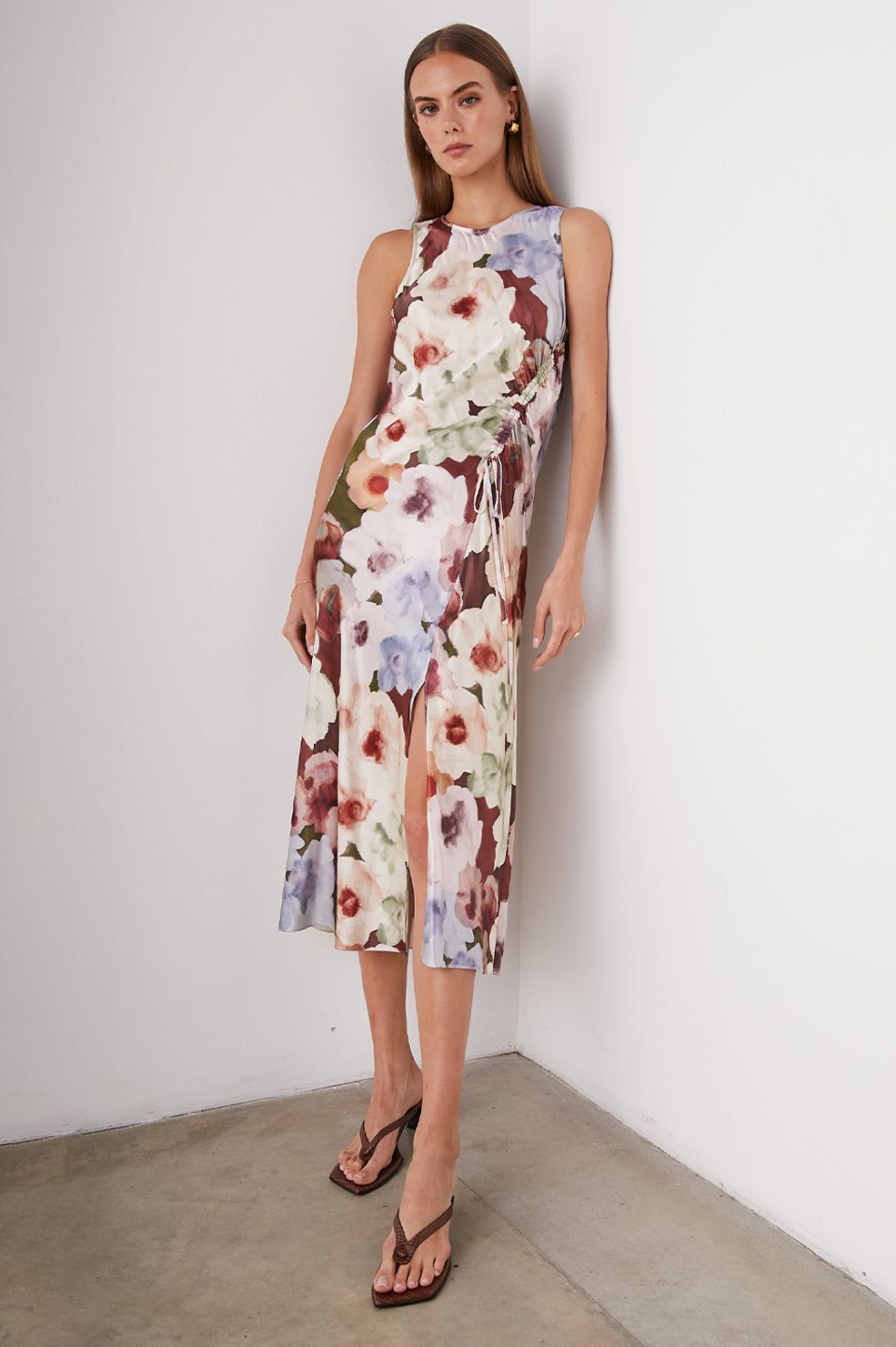 GABRIELLA DRESS - PAINTED ROSE sold by Rails product image thumbnail 6