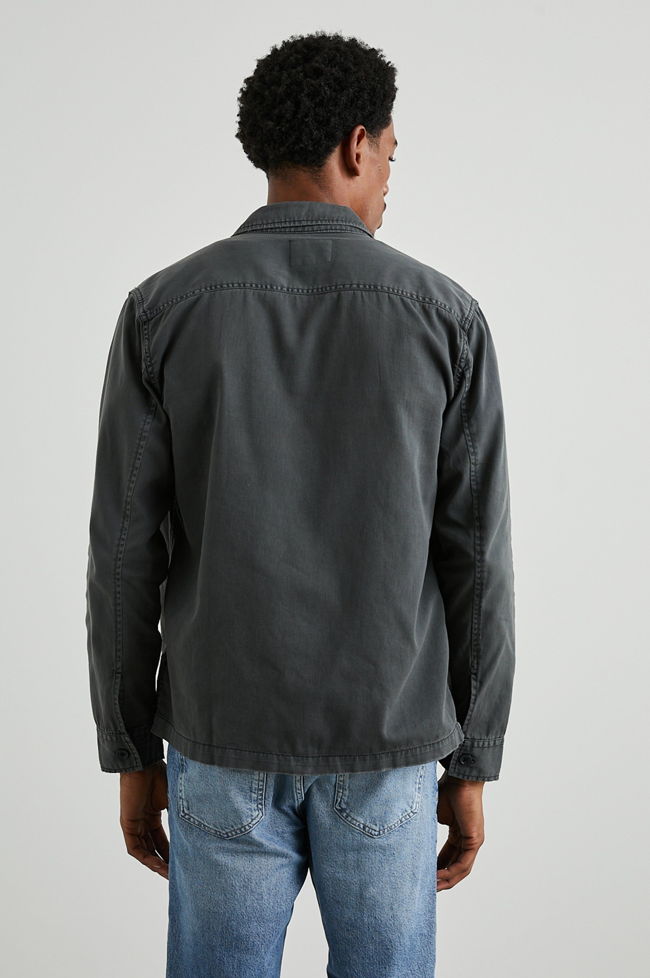 KEROUAC SHIRT JACKET - CHARCOAL sold by Rails product image thumbnail 5
