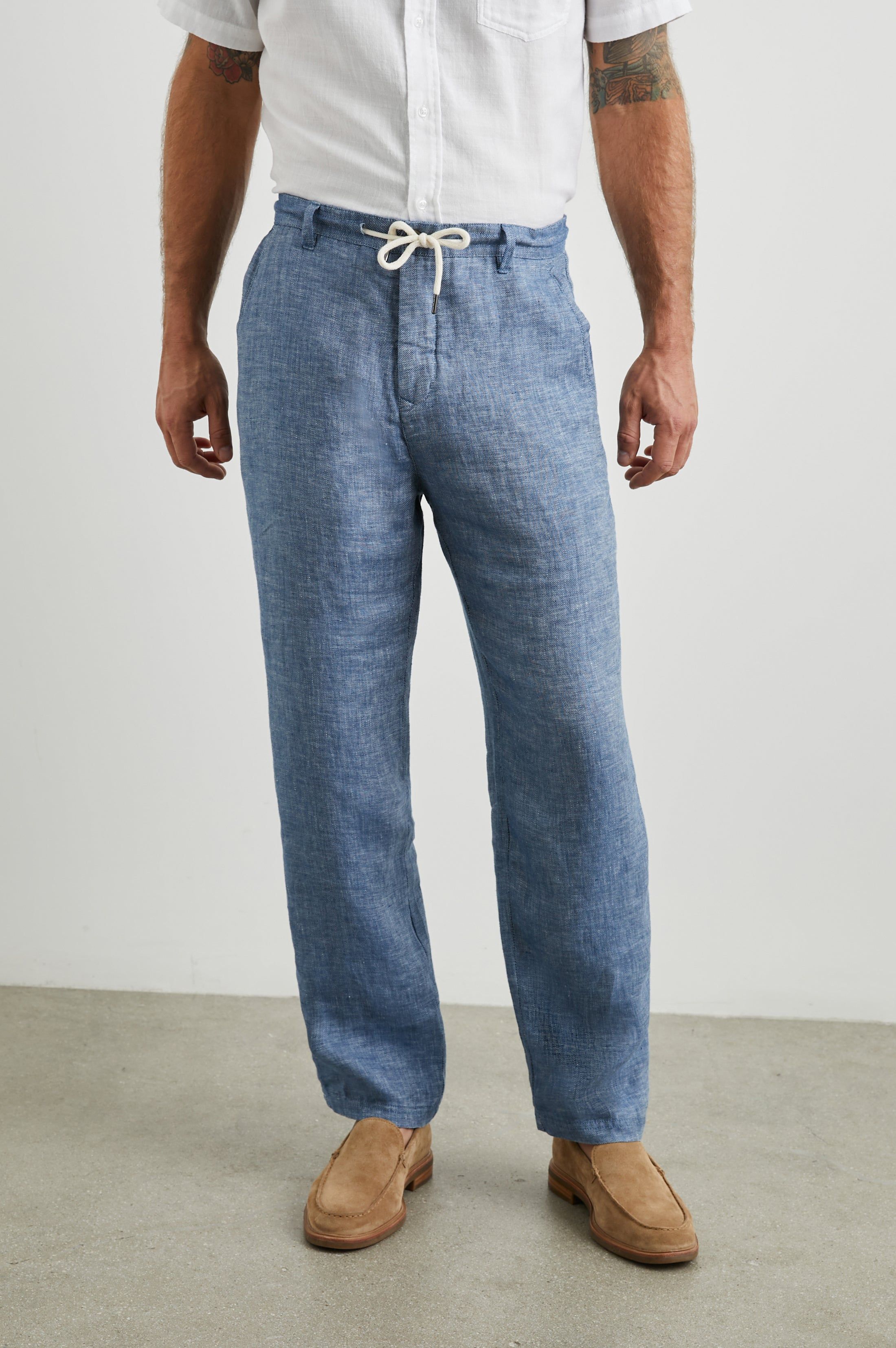 MERCER PANT - BLUE MIRAGE sold by Rails