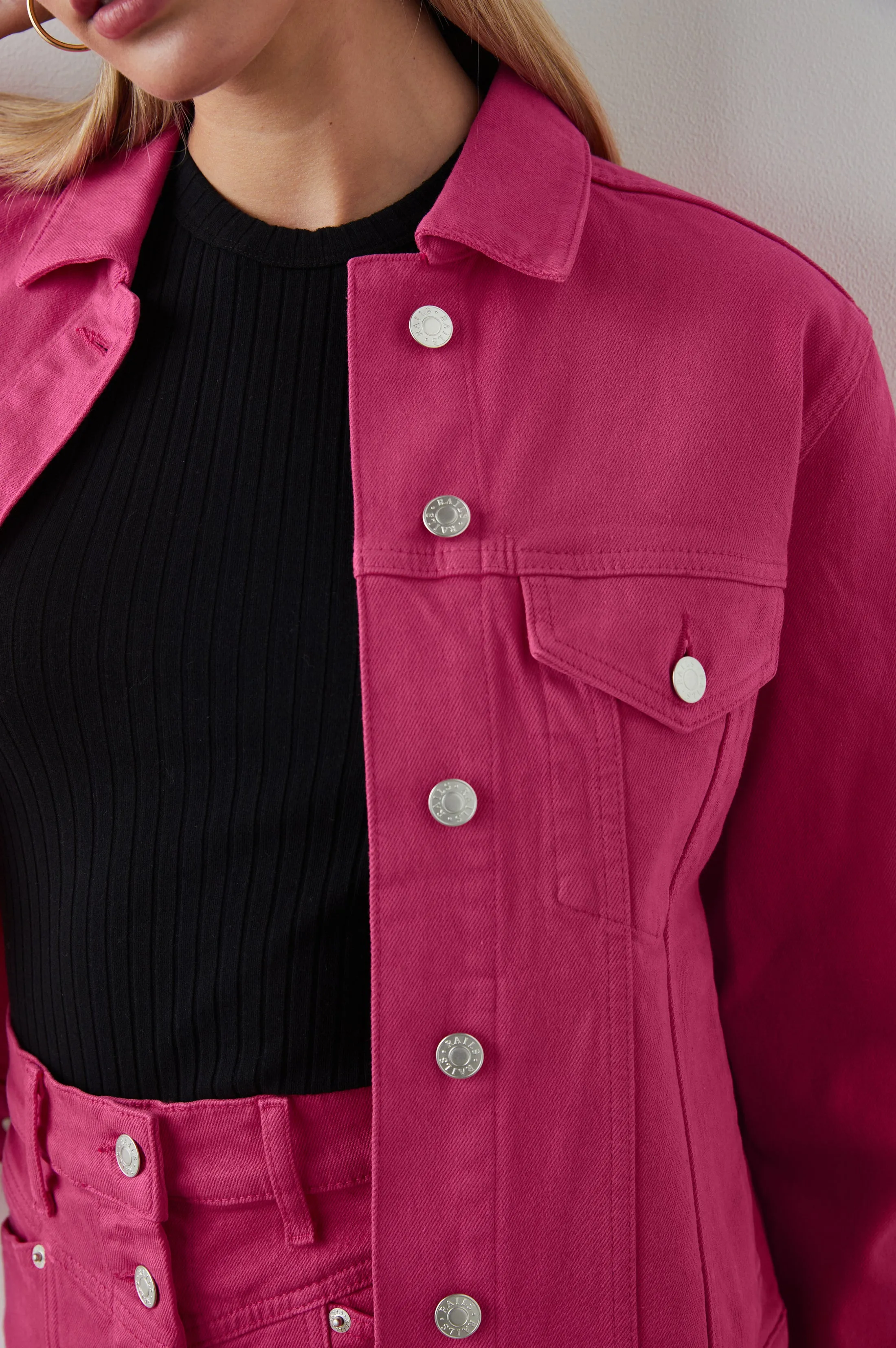 MULHOLLAND JACKET - HIBISCUS sold by Rails product image thumbnail 2