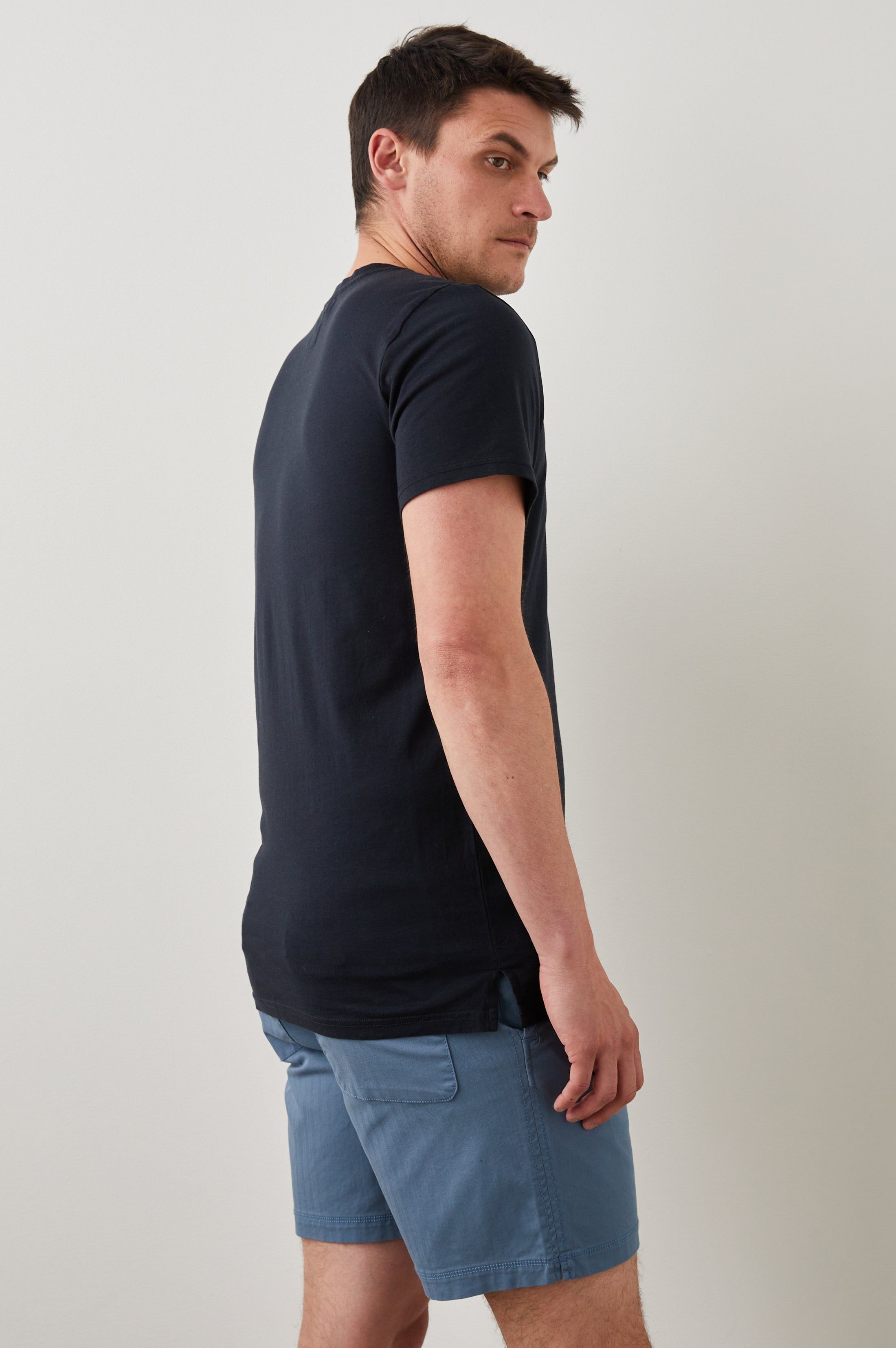 JOHNNY T-SHIRT - CARBON sold by Rails product image thumbnail 5