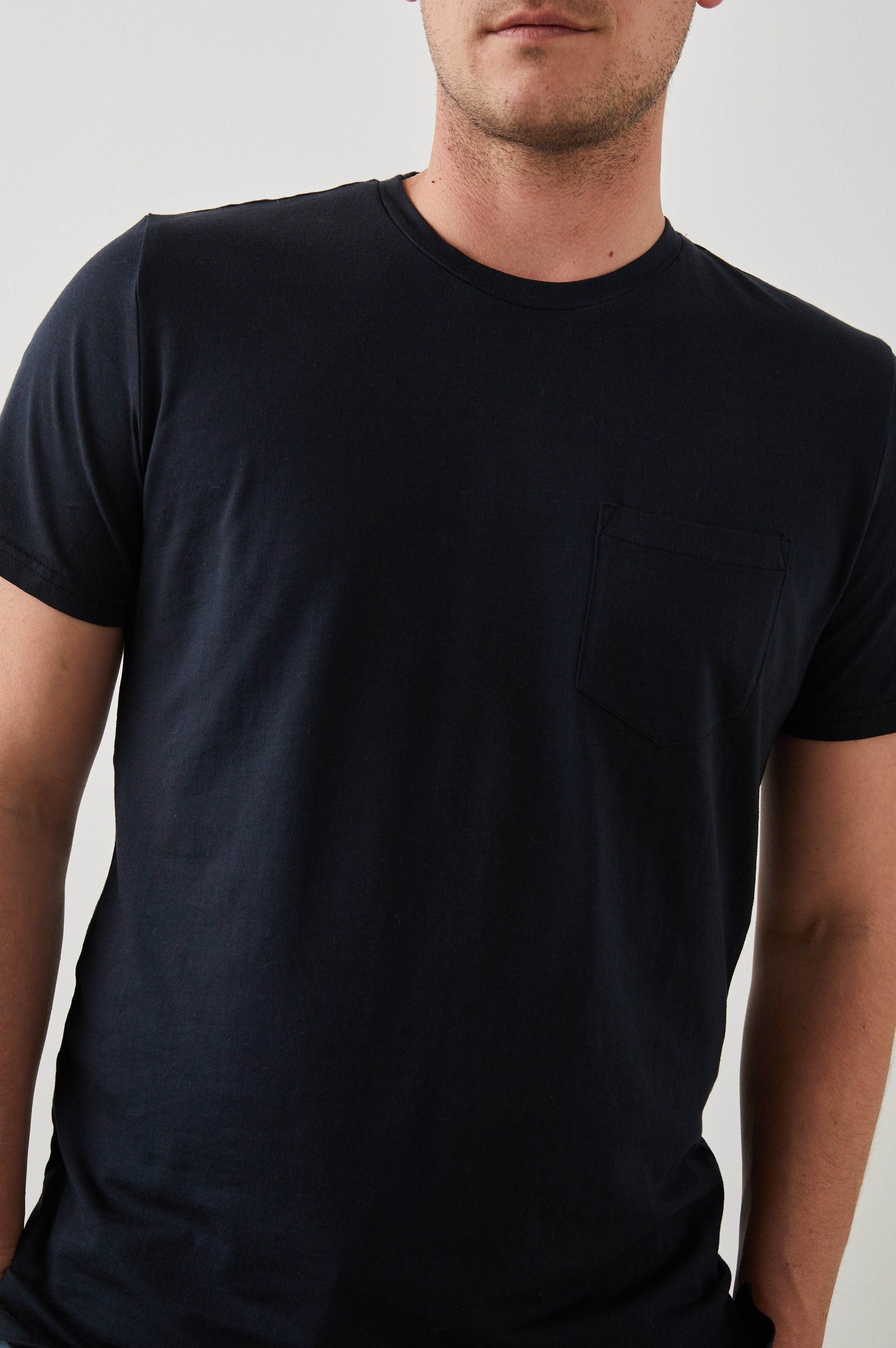 JOHNNY T-SHIRT - CARBON sold by Rails product image thumbnail 3