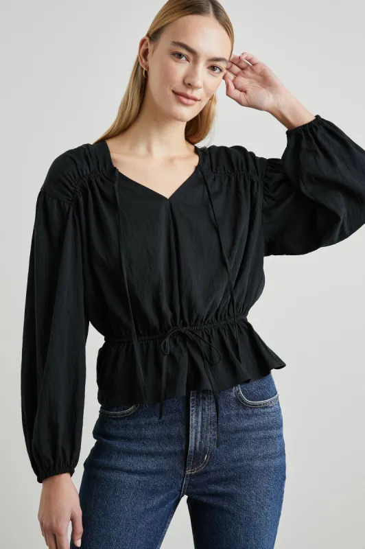 ABRA TOP - BLACK sold by Rails