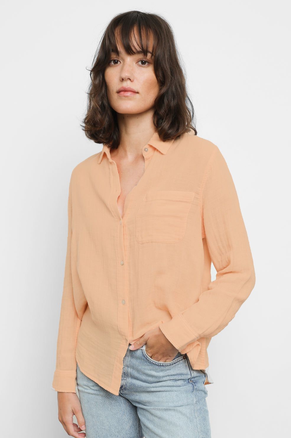 ELLIS SHIRT - MELON sold by Rails