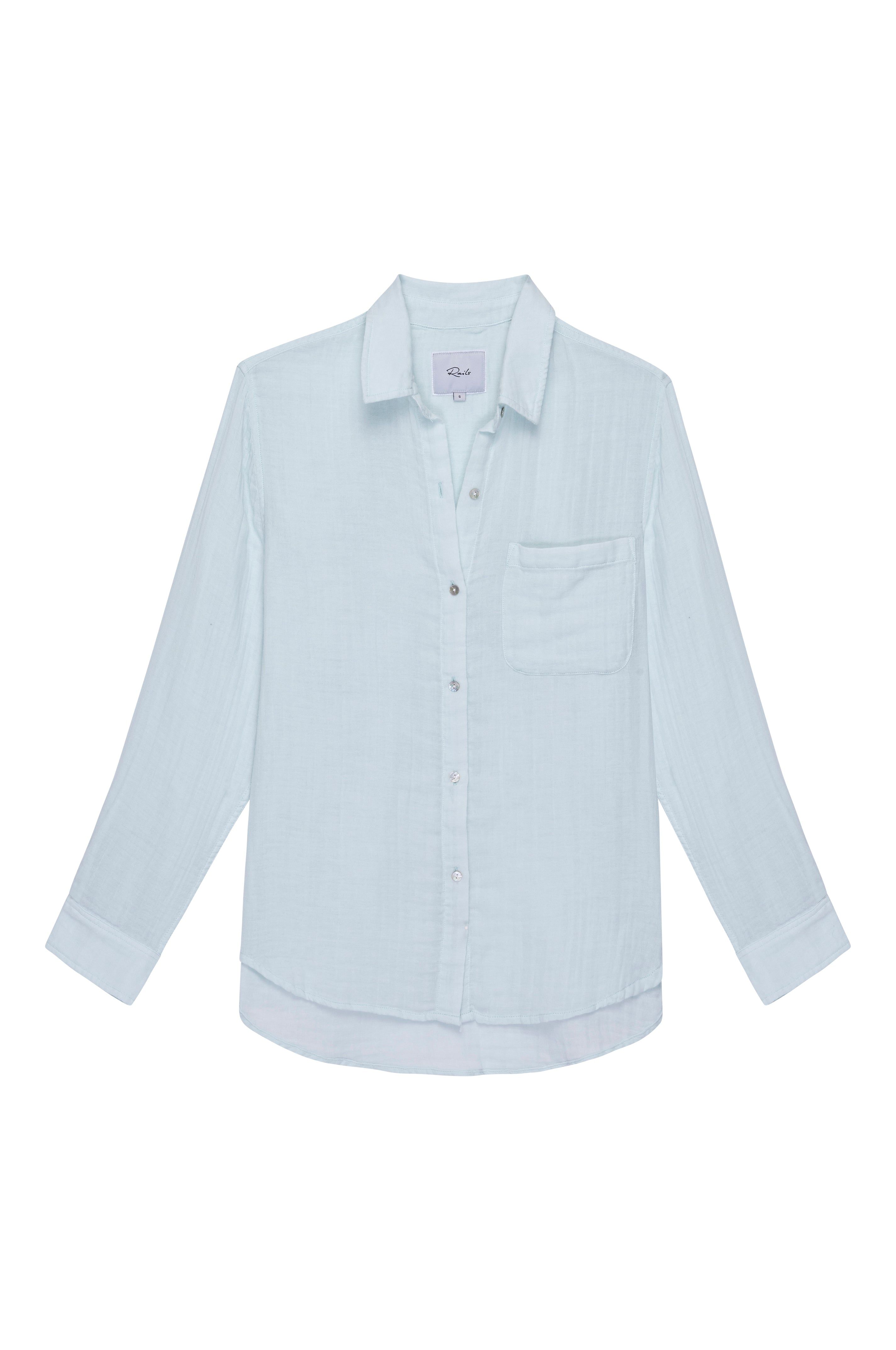 ELLIS SHIRT - SKY sold by Rails product image thumbnail 6