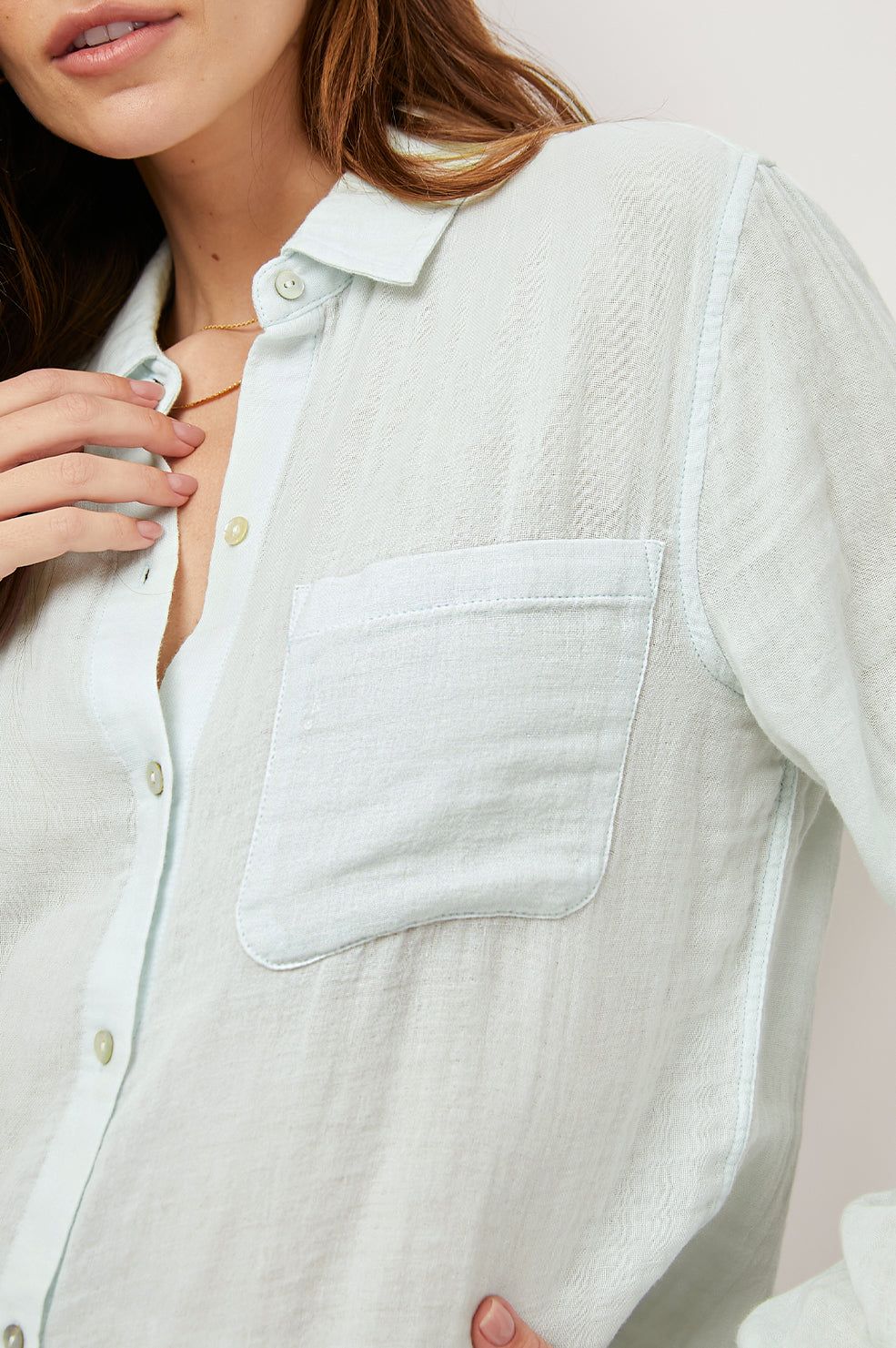 ELLIS SHIRT - SKY sold by Rails product image thumbnail 2