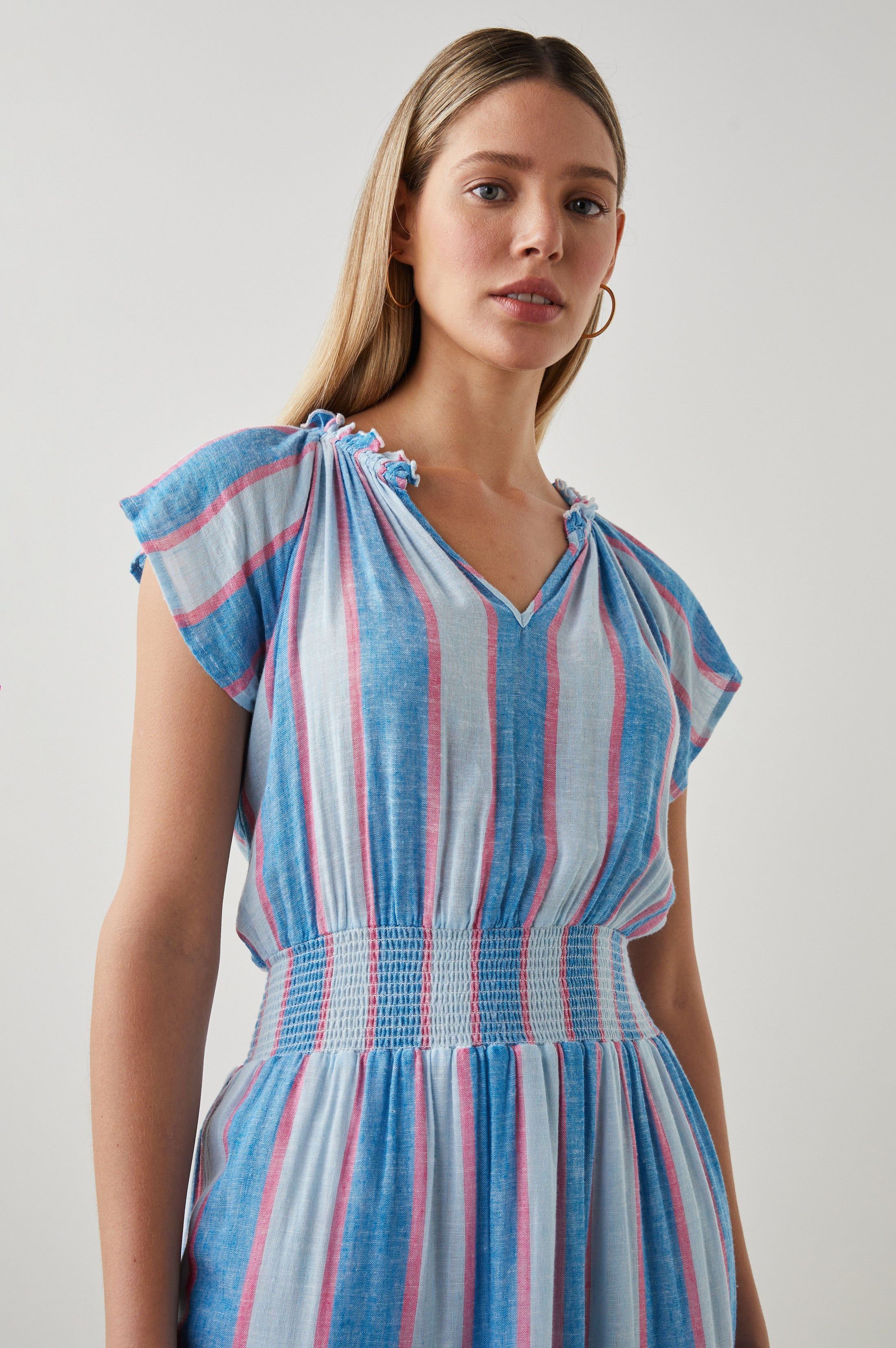 AMELLIA DRESS - KONA STRIPE sold by Rails product image thumbnail 5