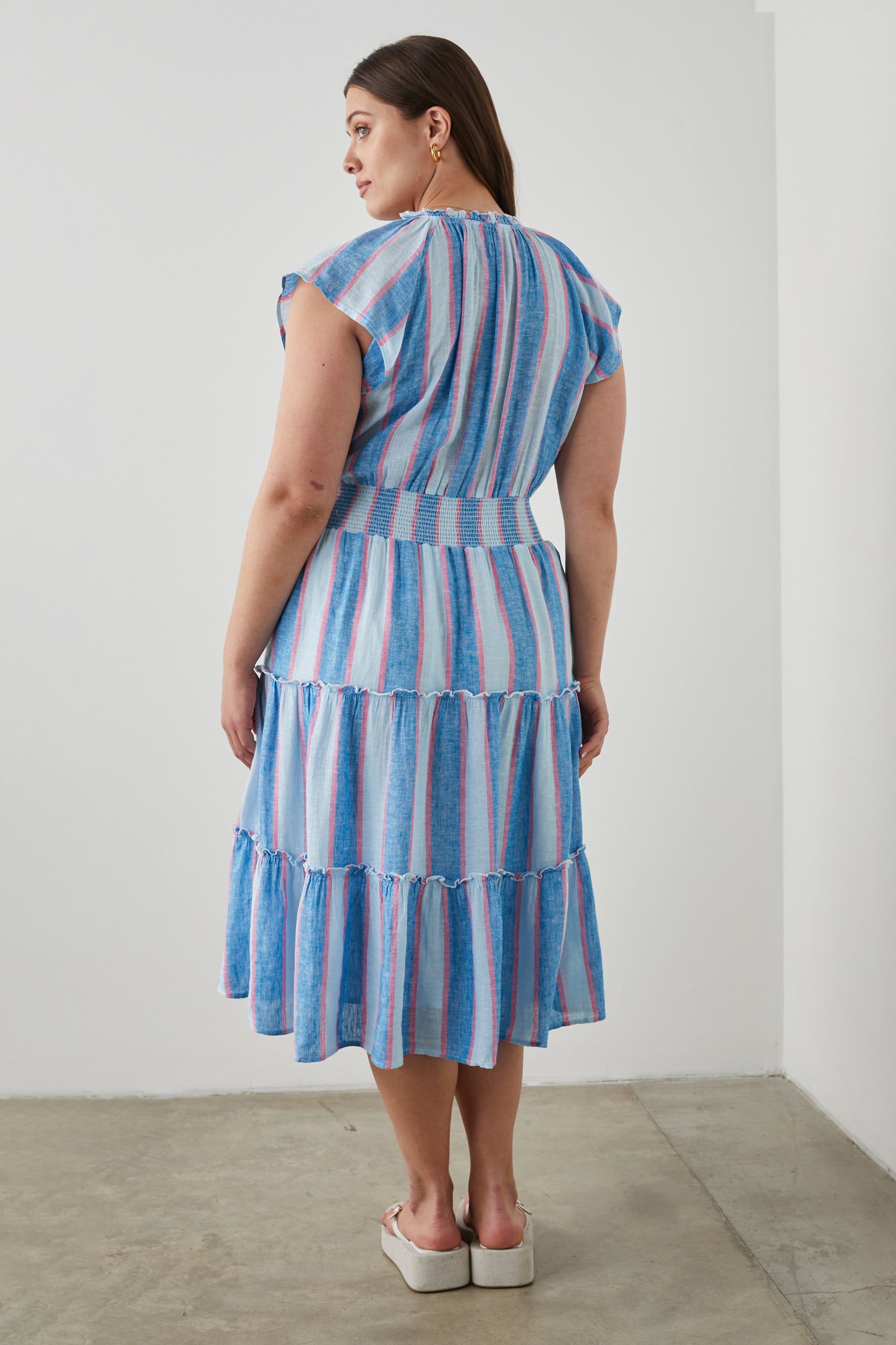 AMELLIA DRESS - KONA STRIPE sold by Rails product image thumbnail 9