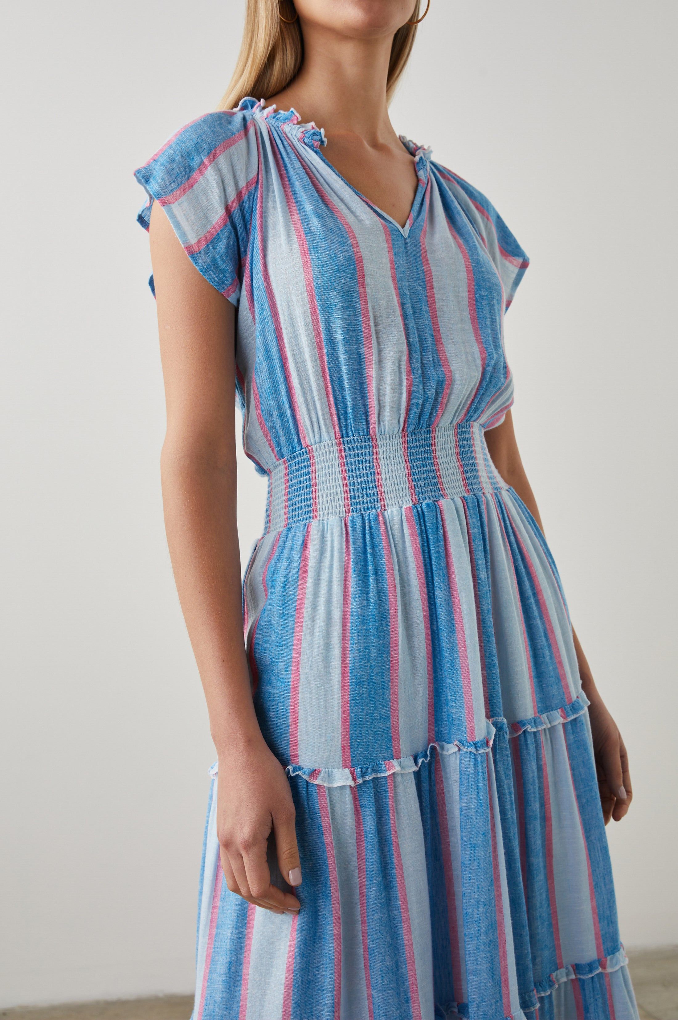 AMELLIA DRESS - KONA STRIPE sold by Rails product image thumbnail 4