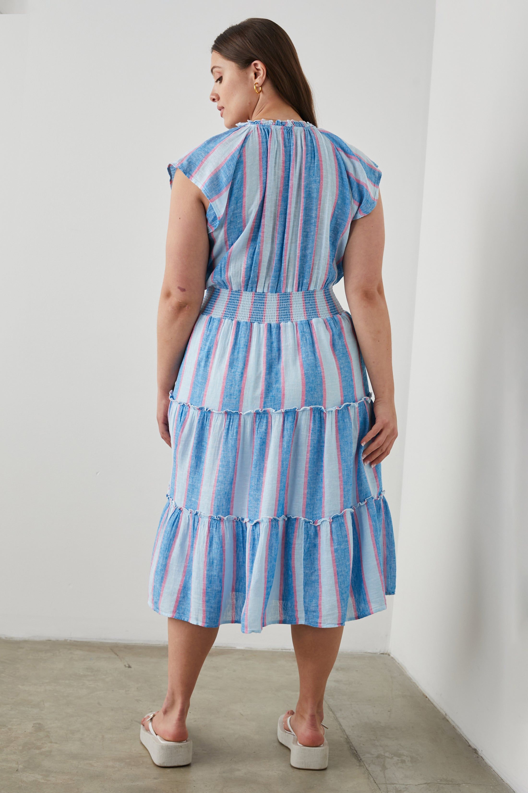 AMELLIA DRESS - KONA STRIPE sold by Rails product image thumbnail 10