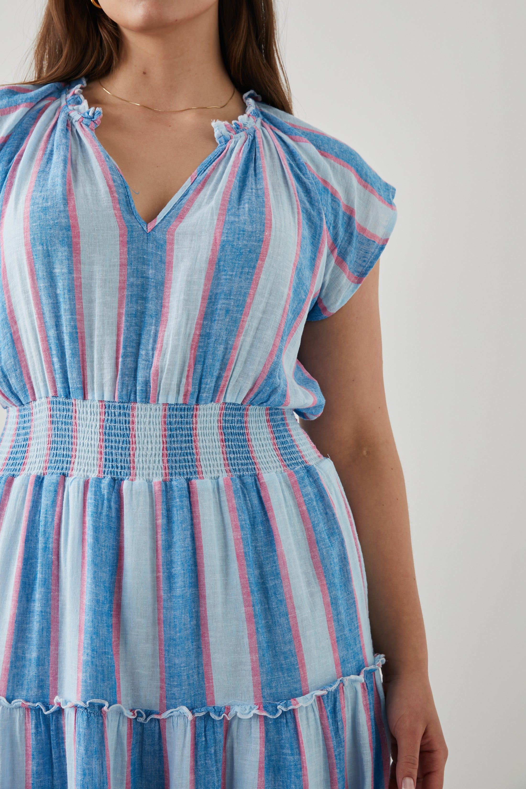 AMELLIA DRESS - KONA STRIPE sold by Rails product image thumbnail 2