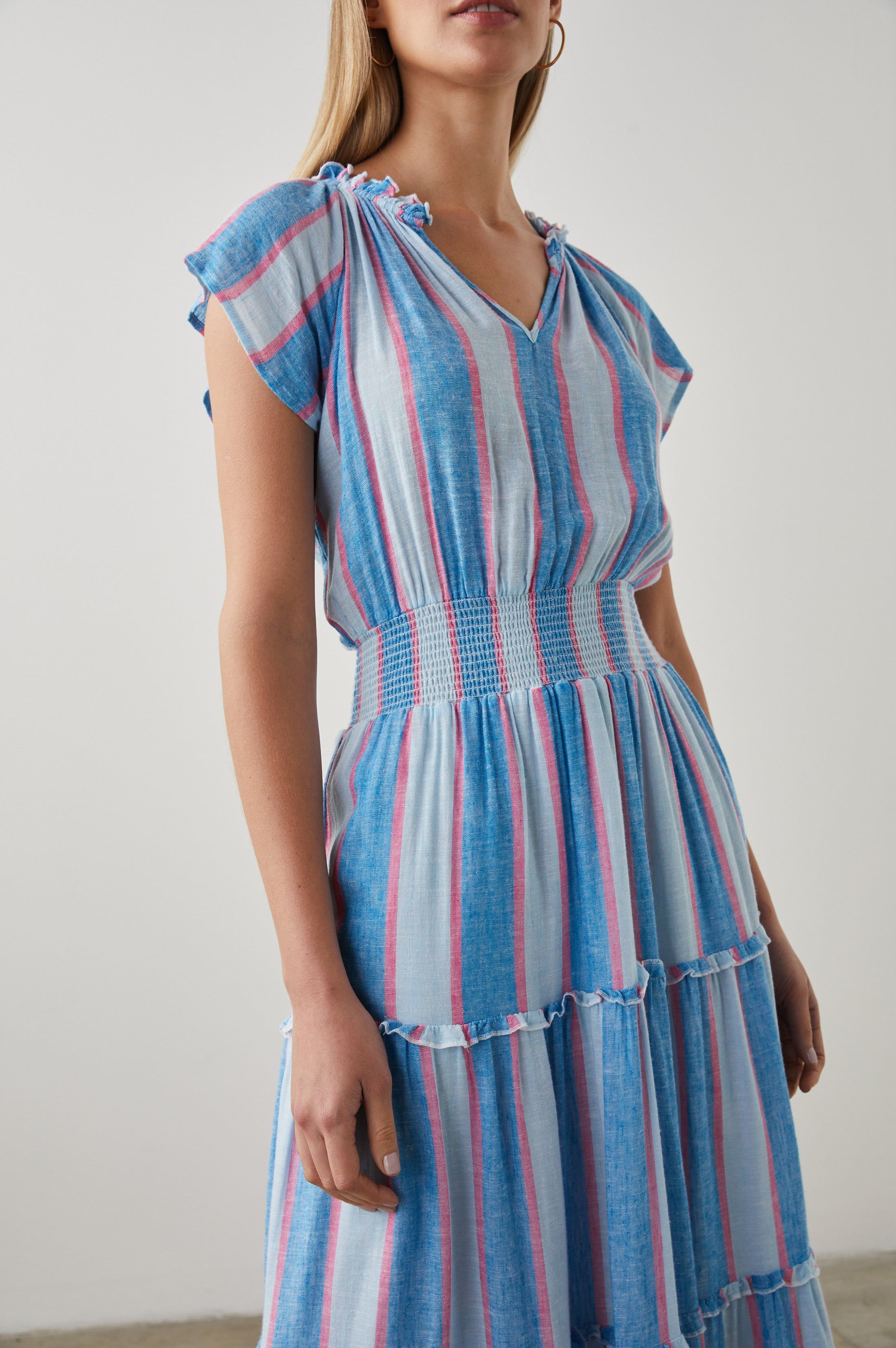 AMELLIA DRESS - KONA STRIPE sold by Rails product image thumbnail 4