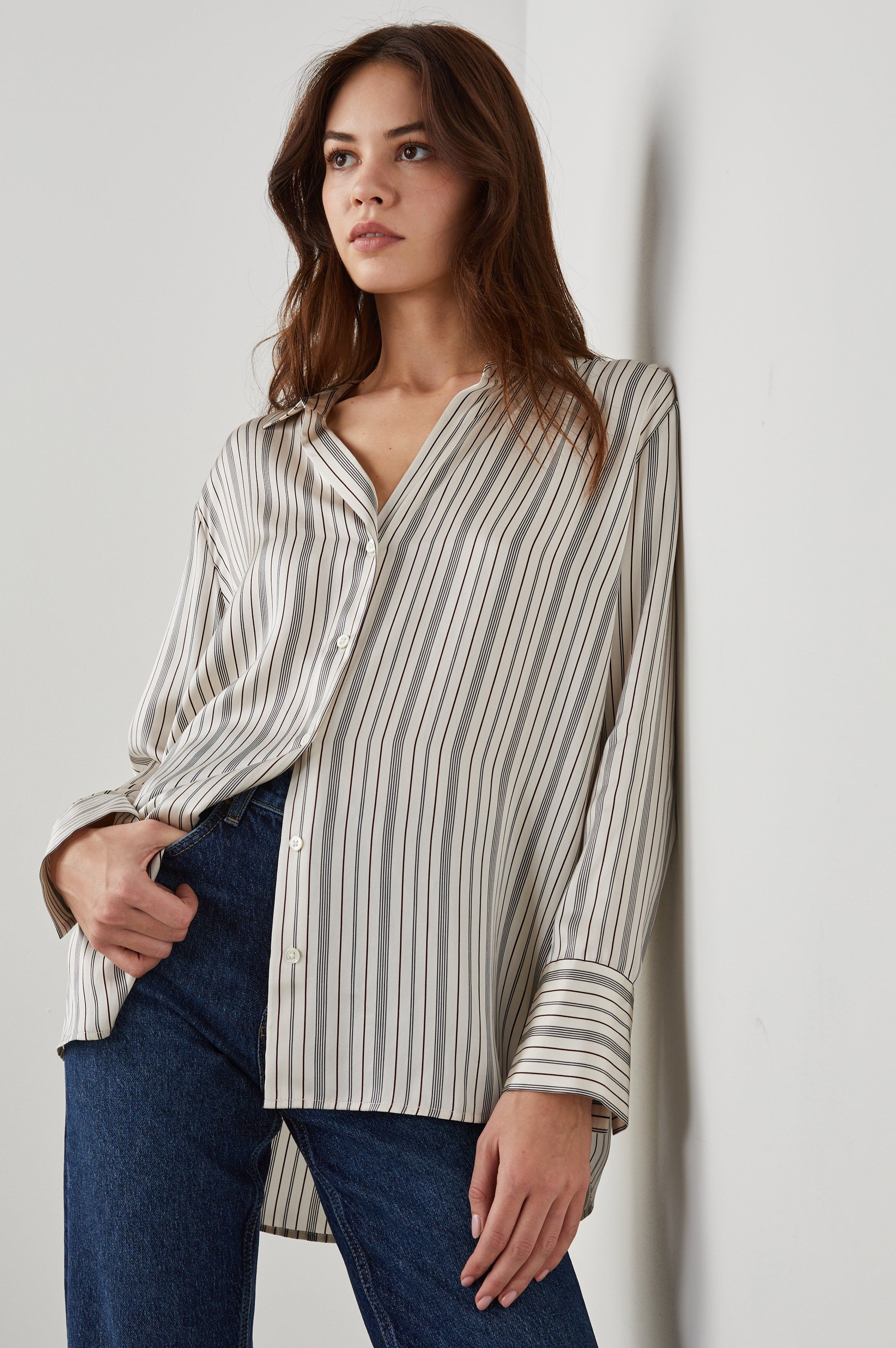 DORIAN SHIRT - PROVIDENCE STRIPE sold by Rails