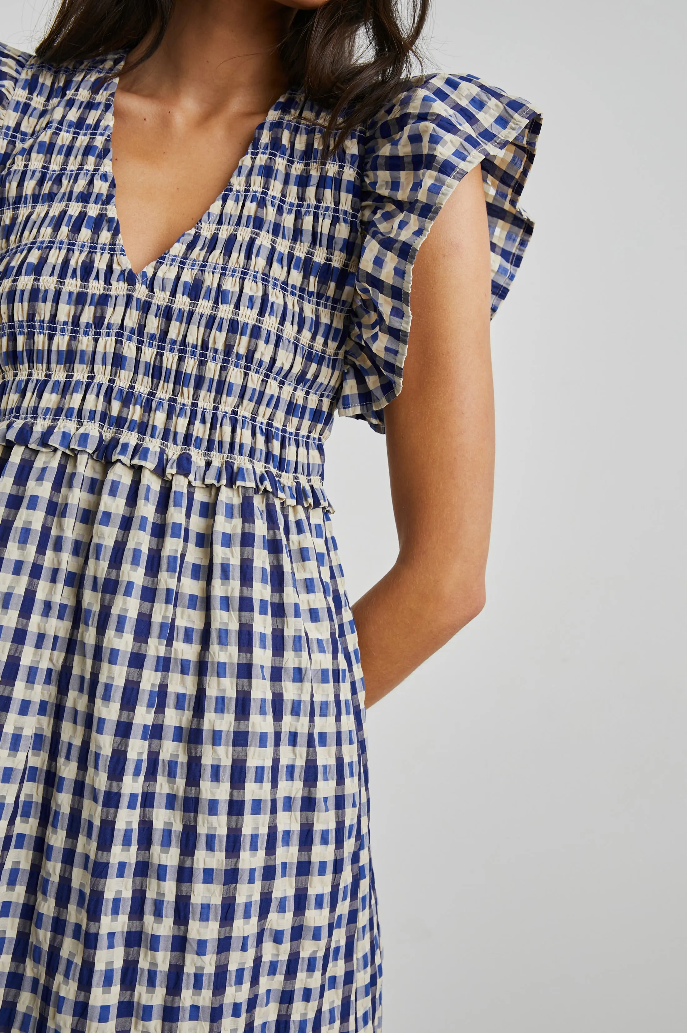 CLEMENTINE DRESS - LAGOS PLAID sold by Rails product image thumbnail 3