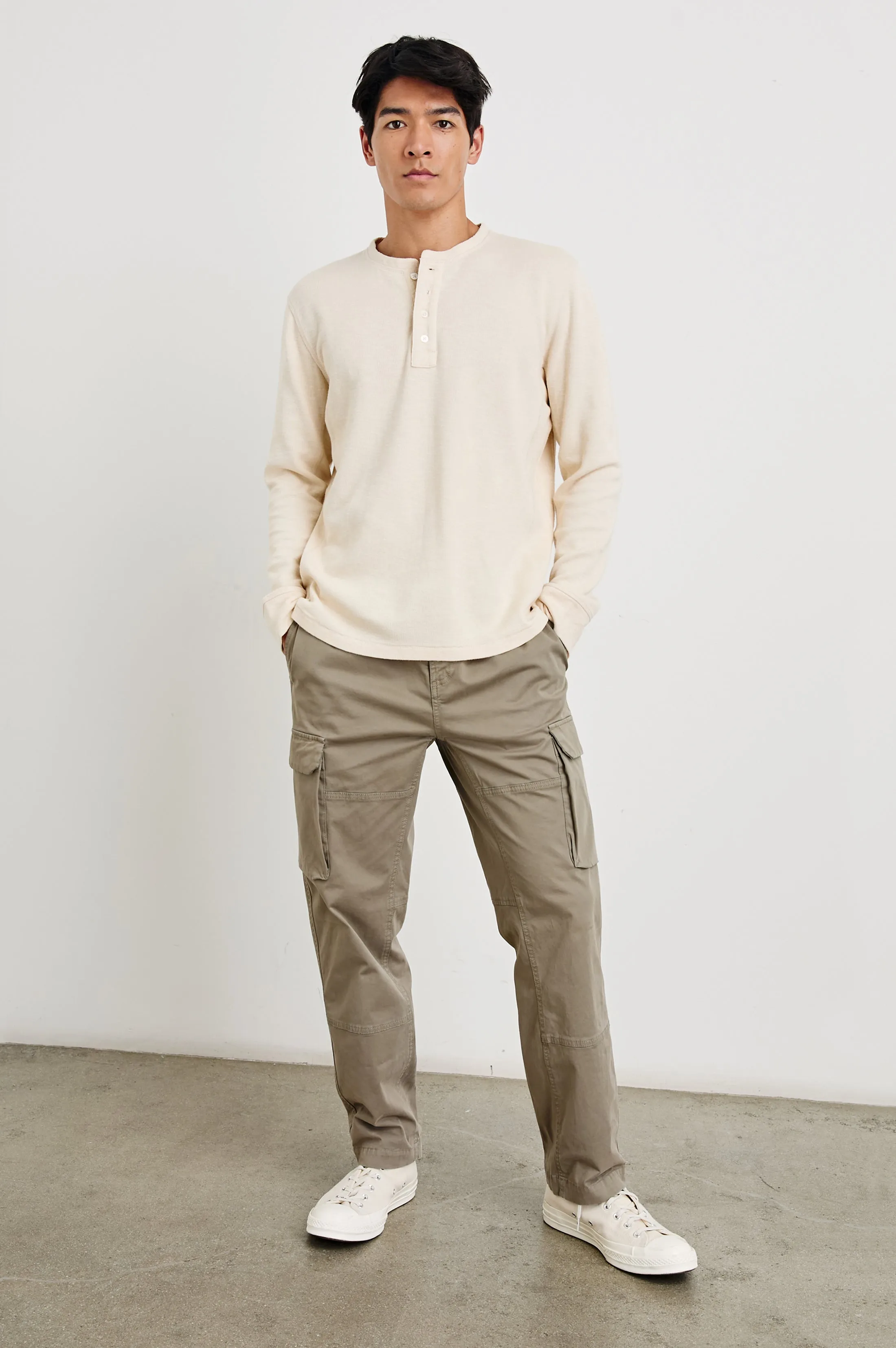 SOTO HENLEY - BONE sold by Rails product image thumbnail 3