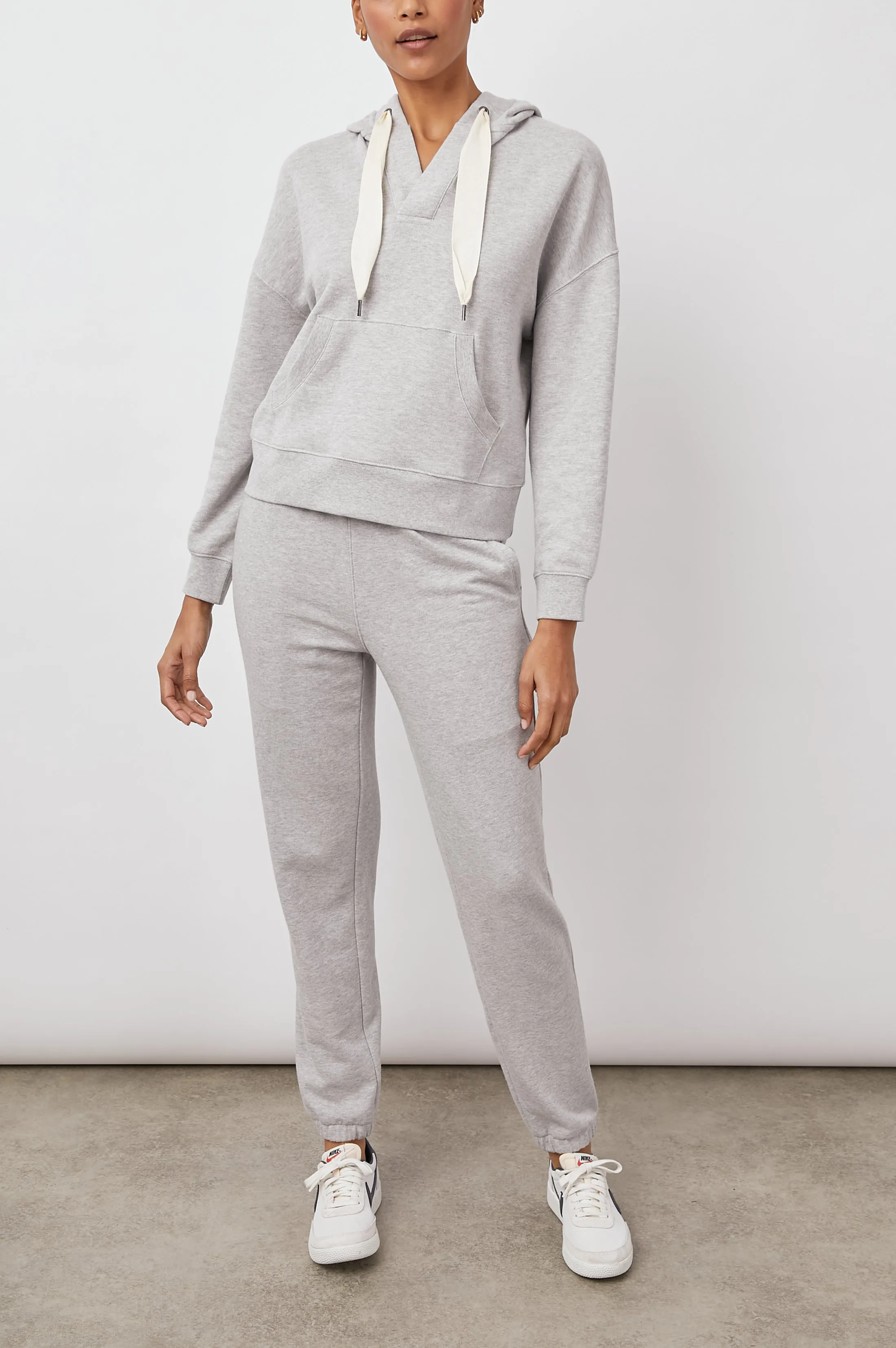 ADLEY HOODIE - HEATHER GREY sold by Rails product image thumbnail 3